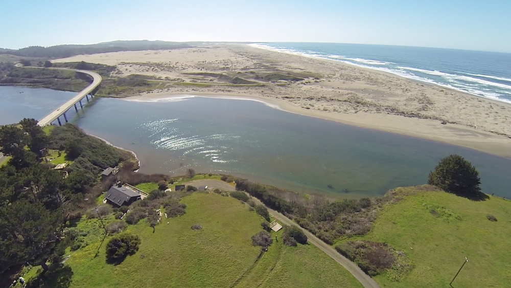 Ten Mile River and Beachfront Home.
