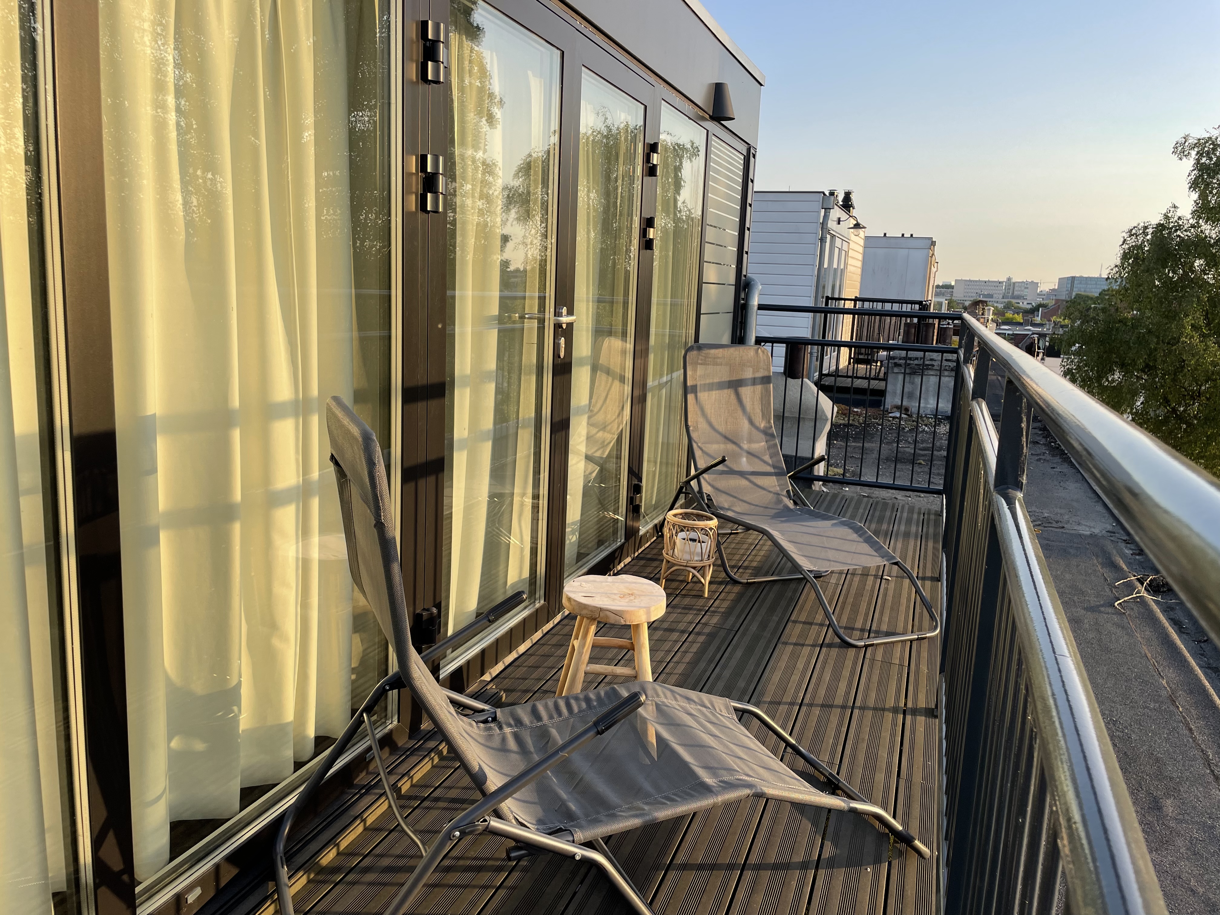Luxury rooftop apartment with private terrace. — Amsterdam stay