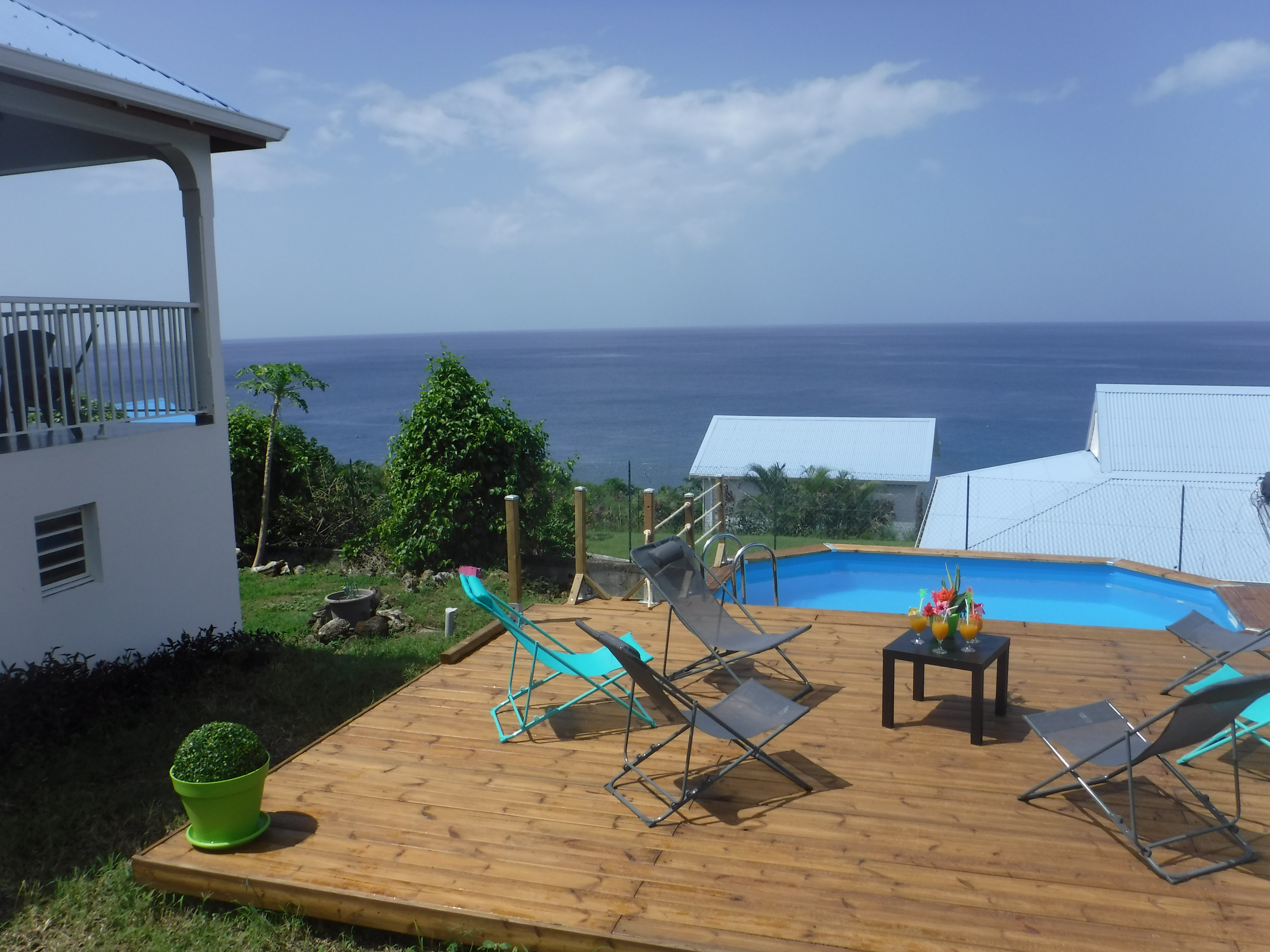 Maison Vue Et Acces Mer Piscine Guadeloupe 6pers Houses For Rent In Bouillante Basse Terre Guadeloupe