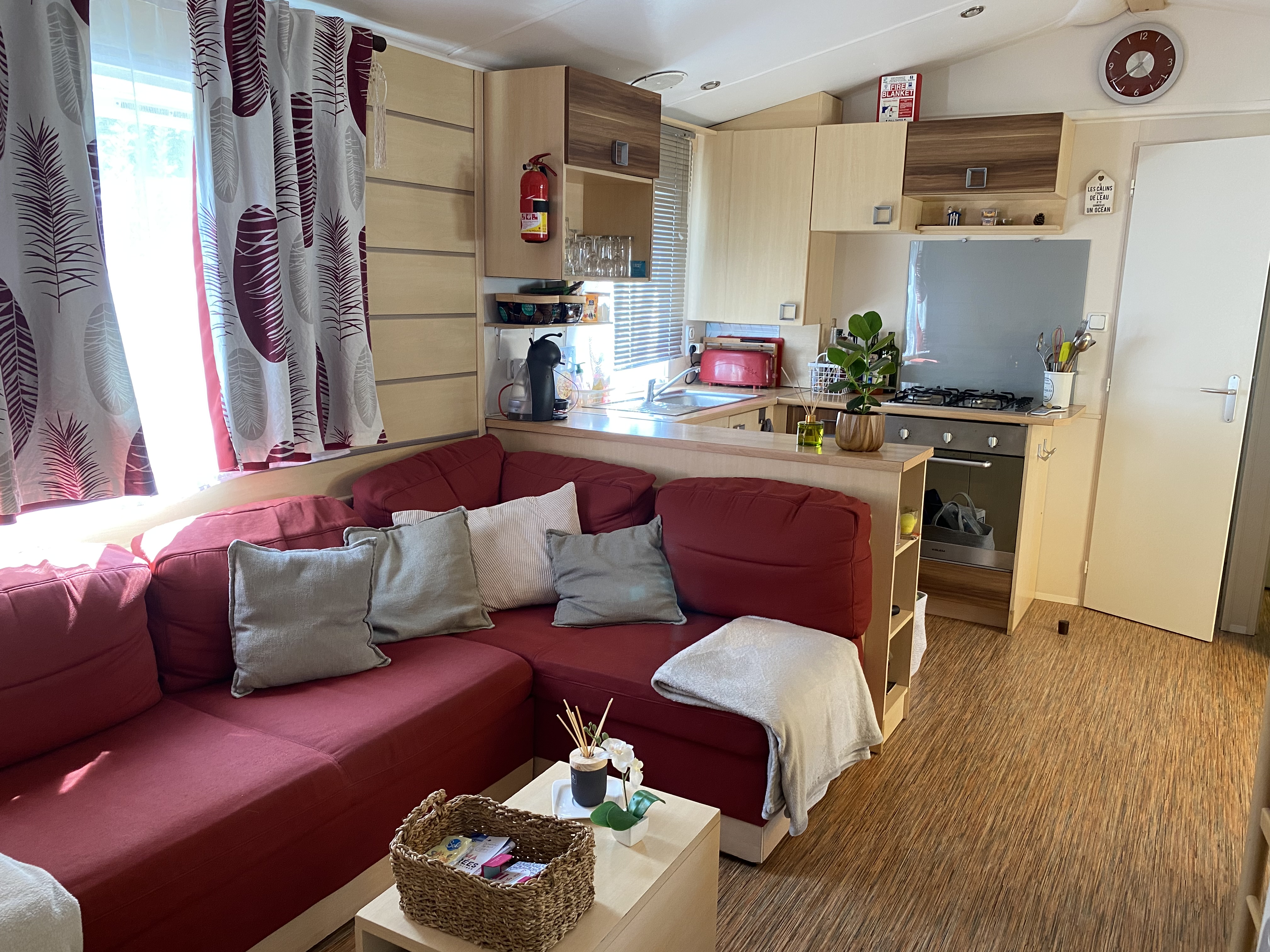Fully equipped mobile home