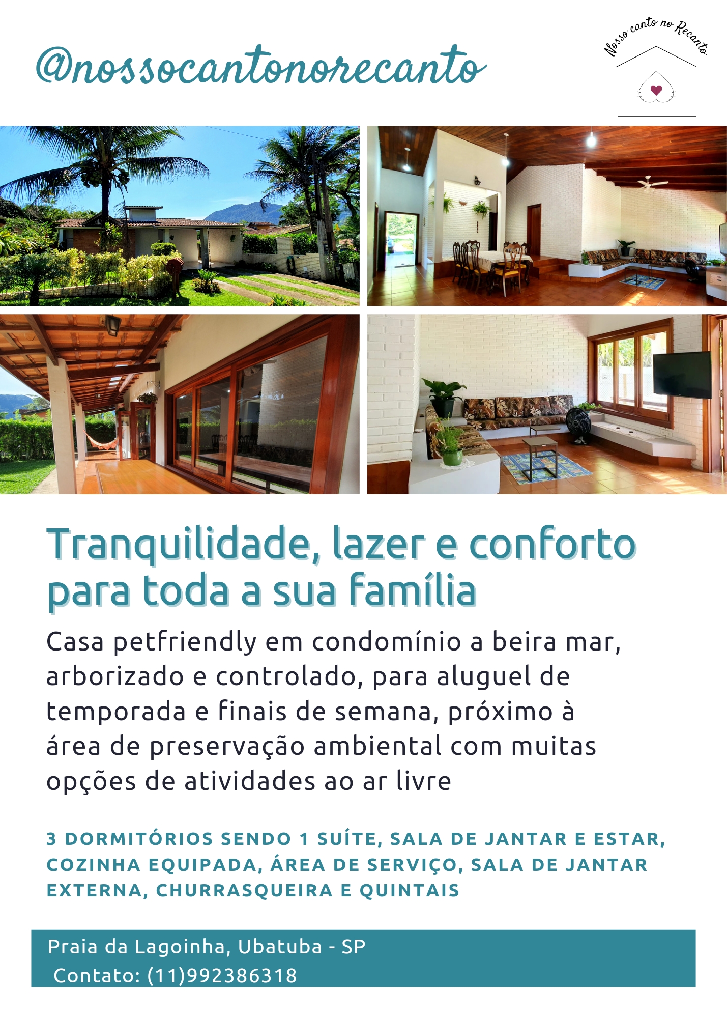 Our Corner at Recanto da Lagoinha - Ubatuba