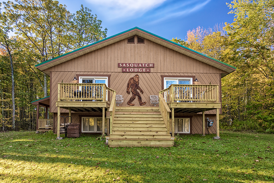 Sasquatch Lodge Vacation Home Chalets for Rent in Wakefield, Michigan