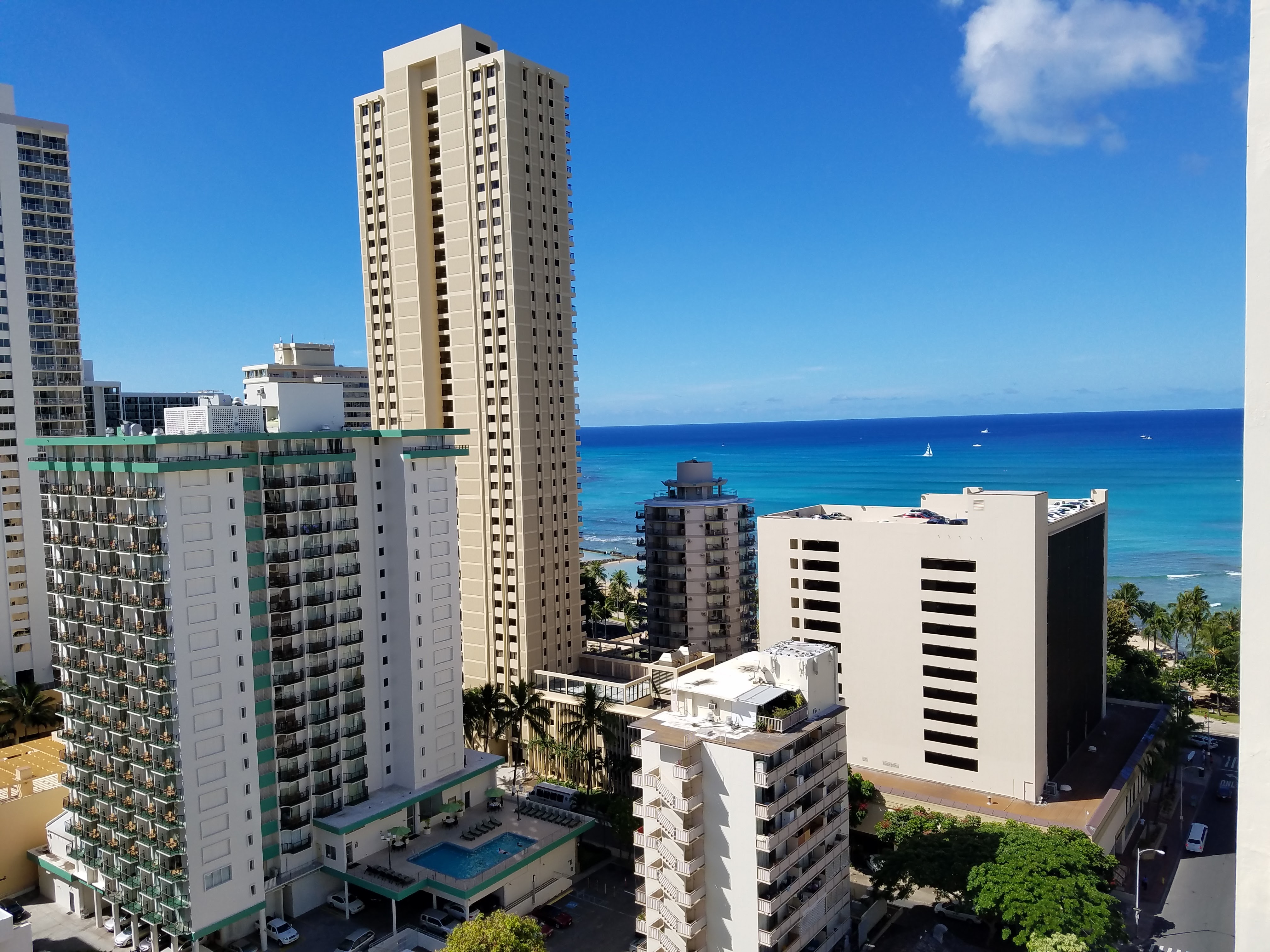Hermosa unidad con vistas al mar en el corazón de Waikiki Airbnb