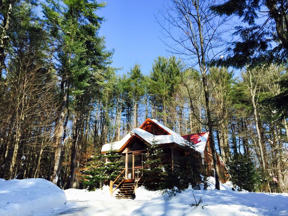 Bear Cabin at Camp Garoga Superior Quality HOT TUB Cabins for Rent in Johnstown, New York