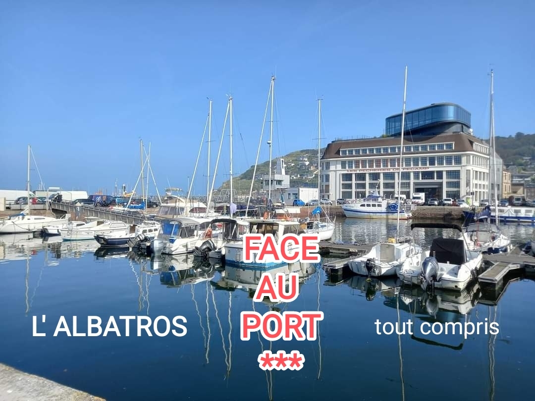 The Albatros ** * Harbor view, 2 steps from the sea