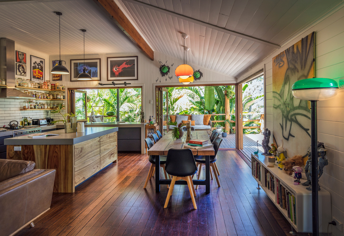 Funky artist retreat by beach & hinterland in TWEED SHIRE COUNCIL, Northern Rivers