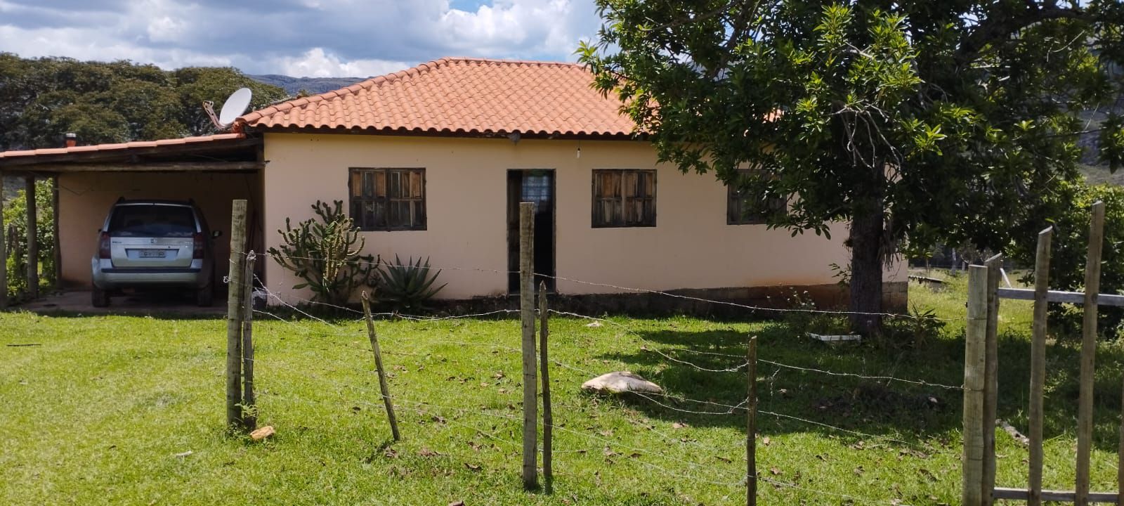 House near the waterfall.