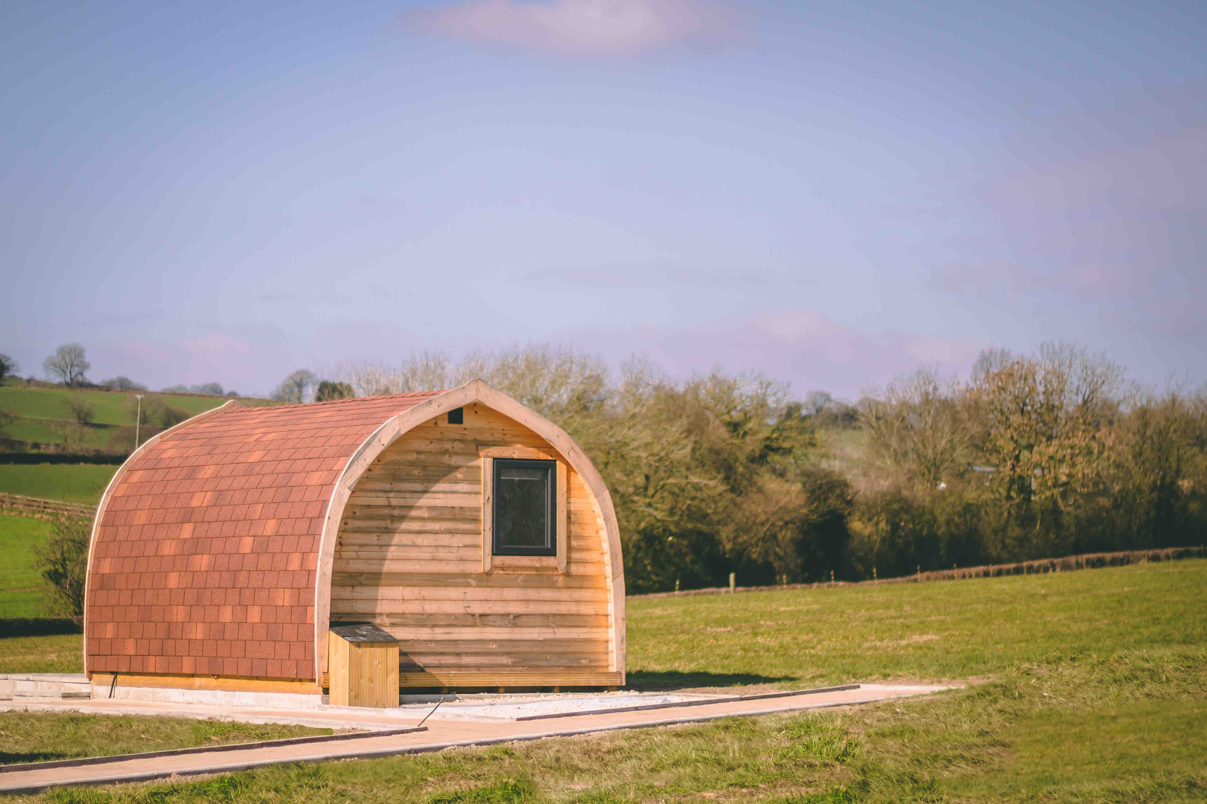 Stretton Hall Farm The Pod 1 Huts for Rent in Clay Cross, England