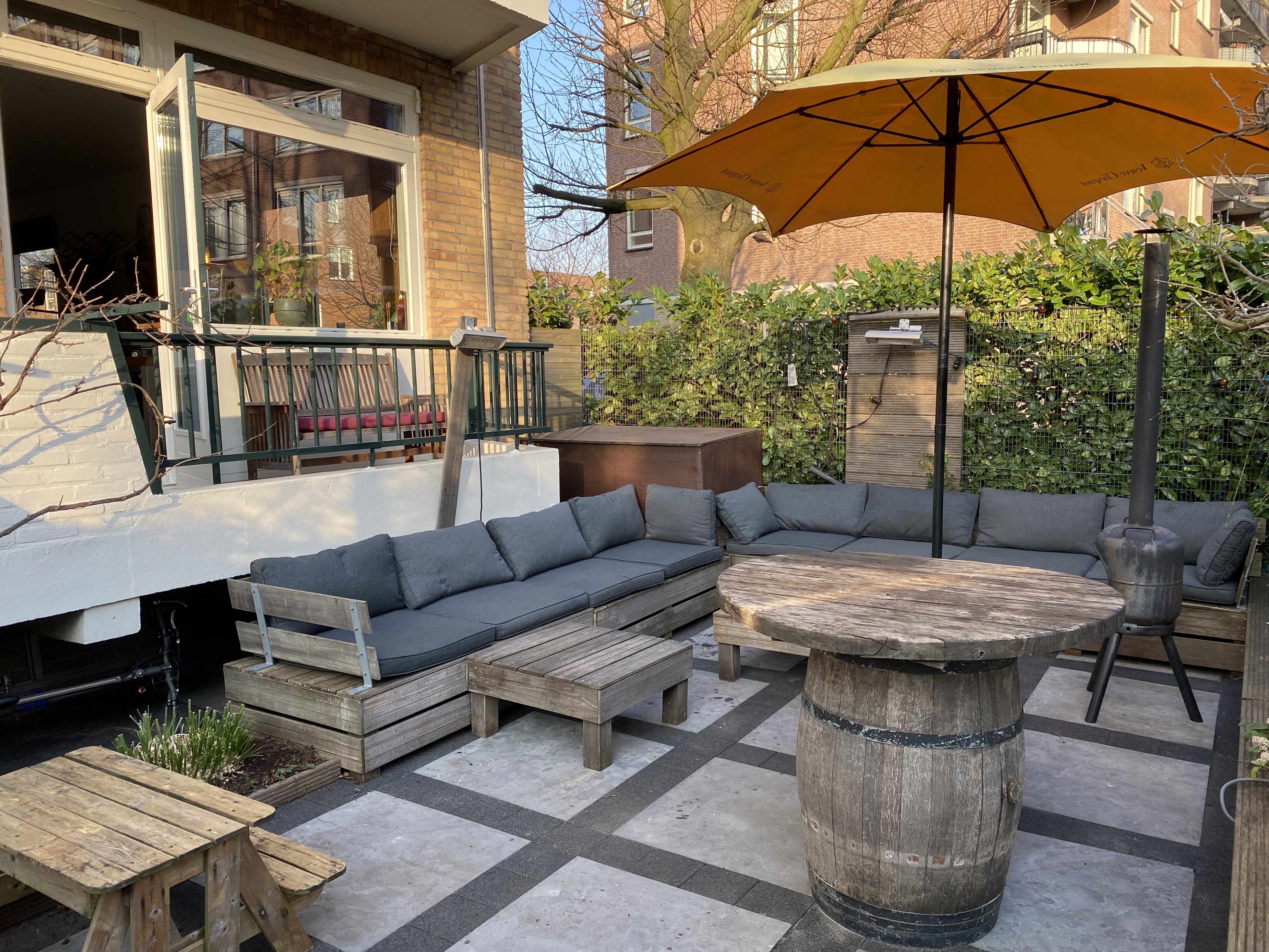 Bright, luxury downtown apartment with garden — Rotterdam stay