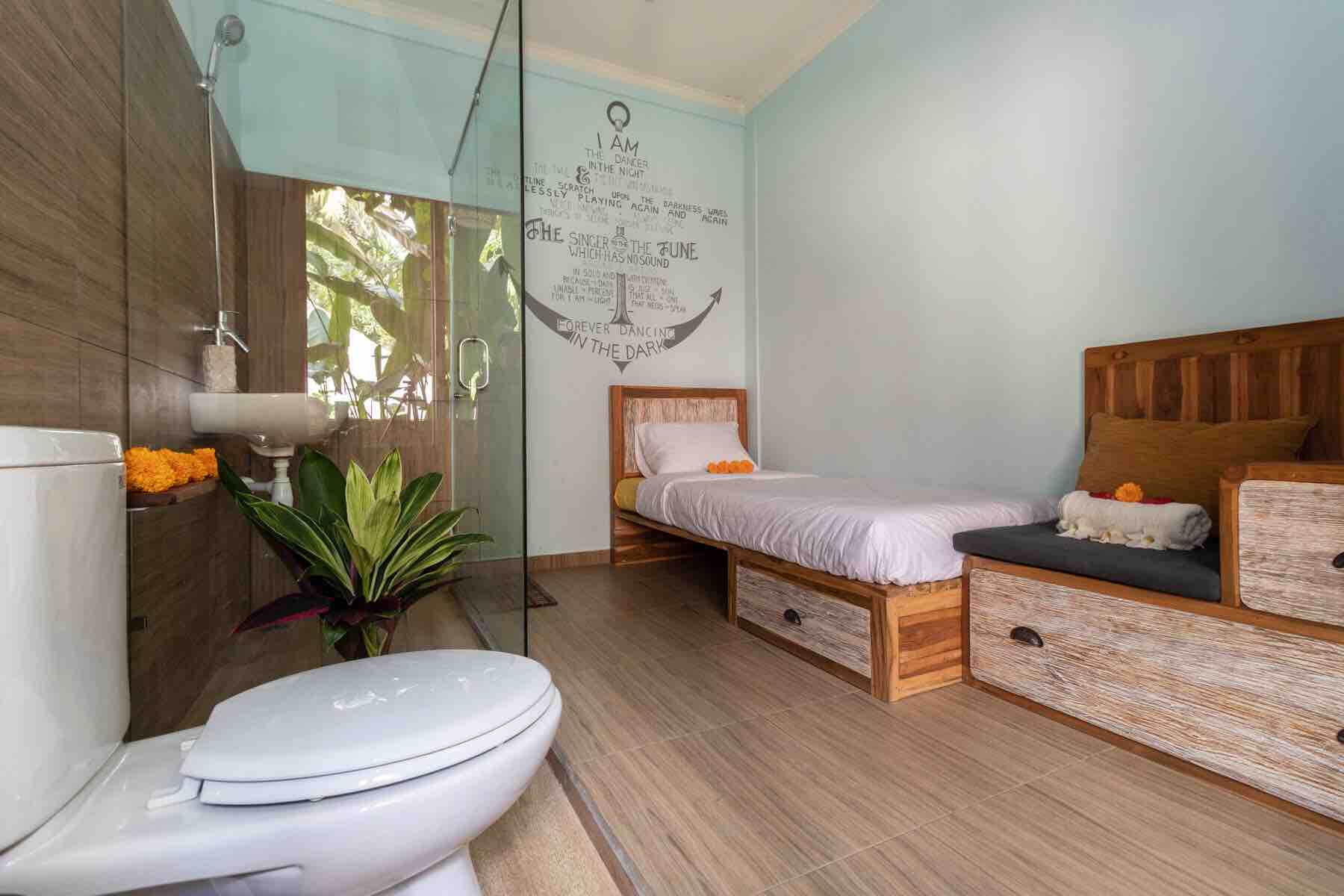 Dark room retreat at Samyama meditation center Guest suites for Rent in Ubud, Indonesia