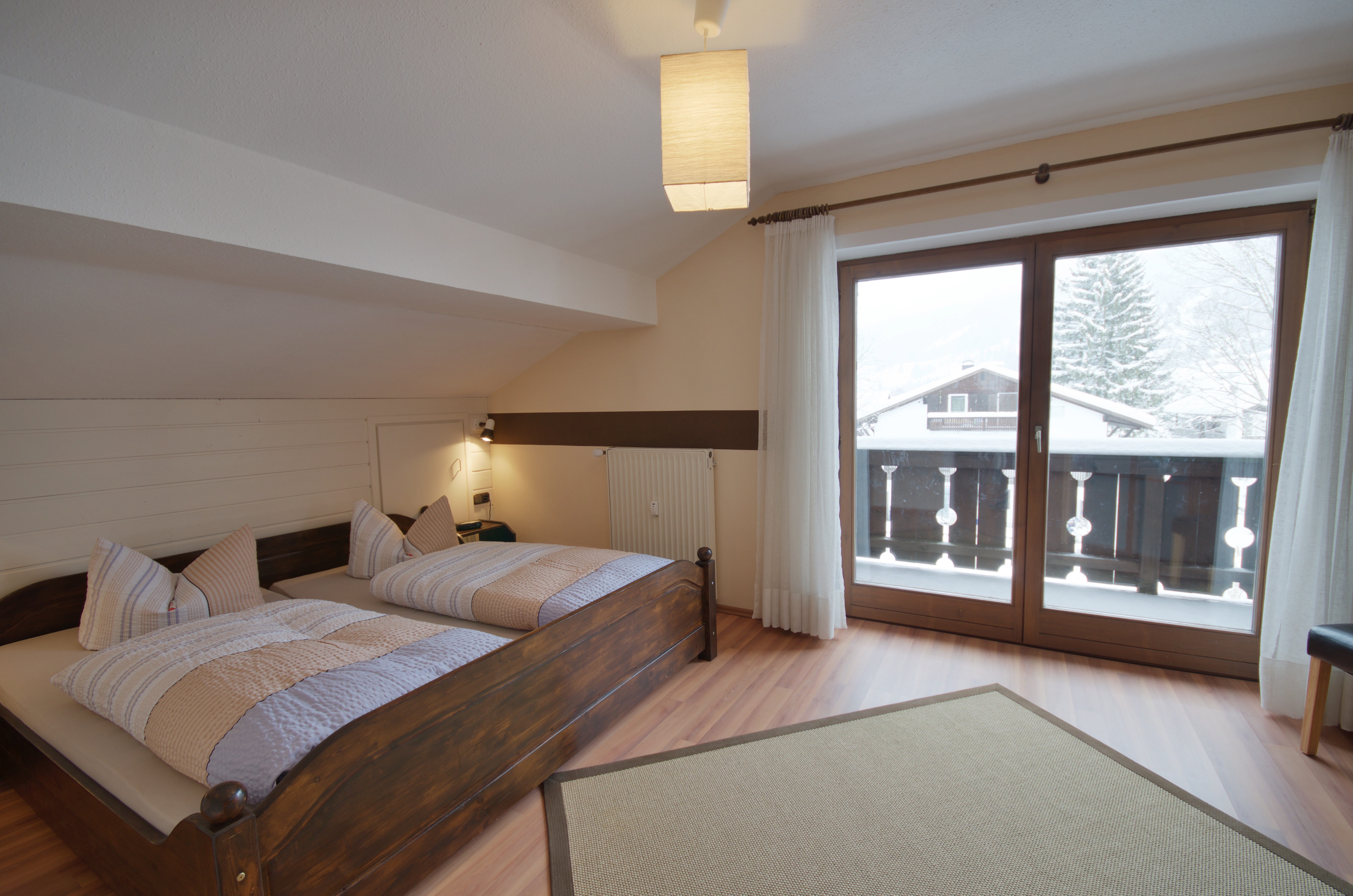 Sunny attic apartment