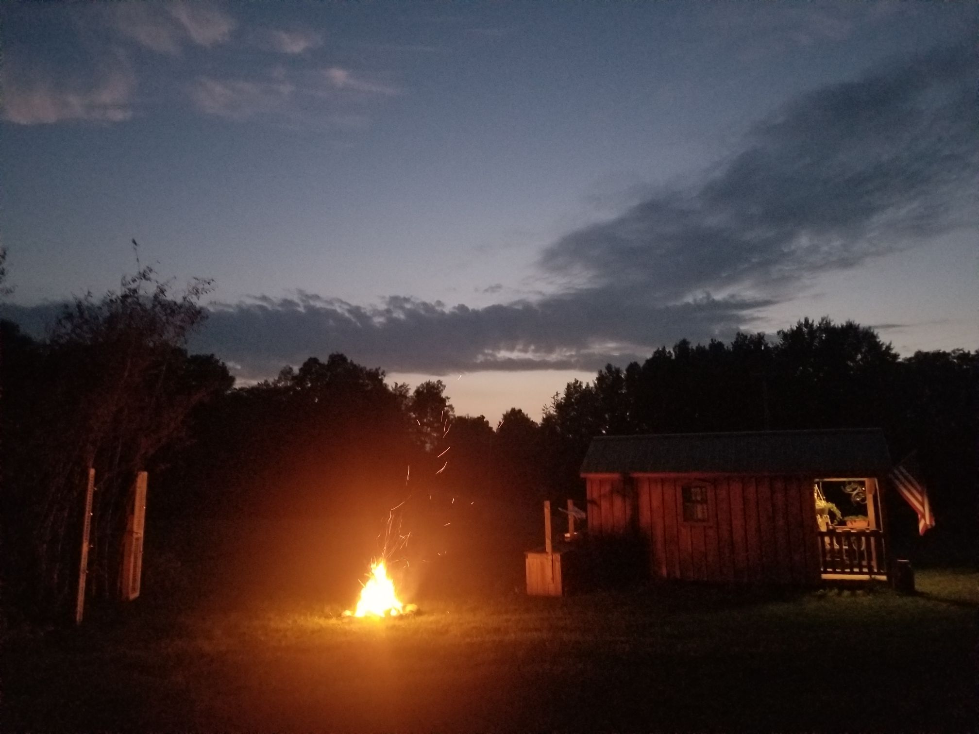 Lucky Day Valley Cabin on 30 acre private estate Tiny houses for Rent in Machias, New York