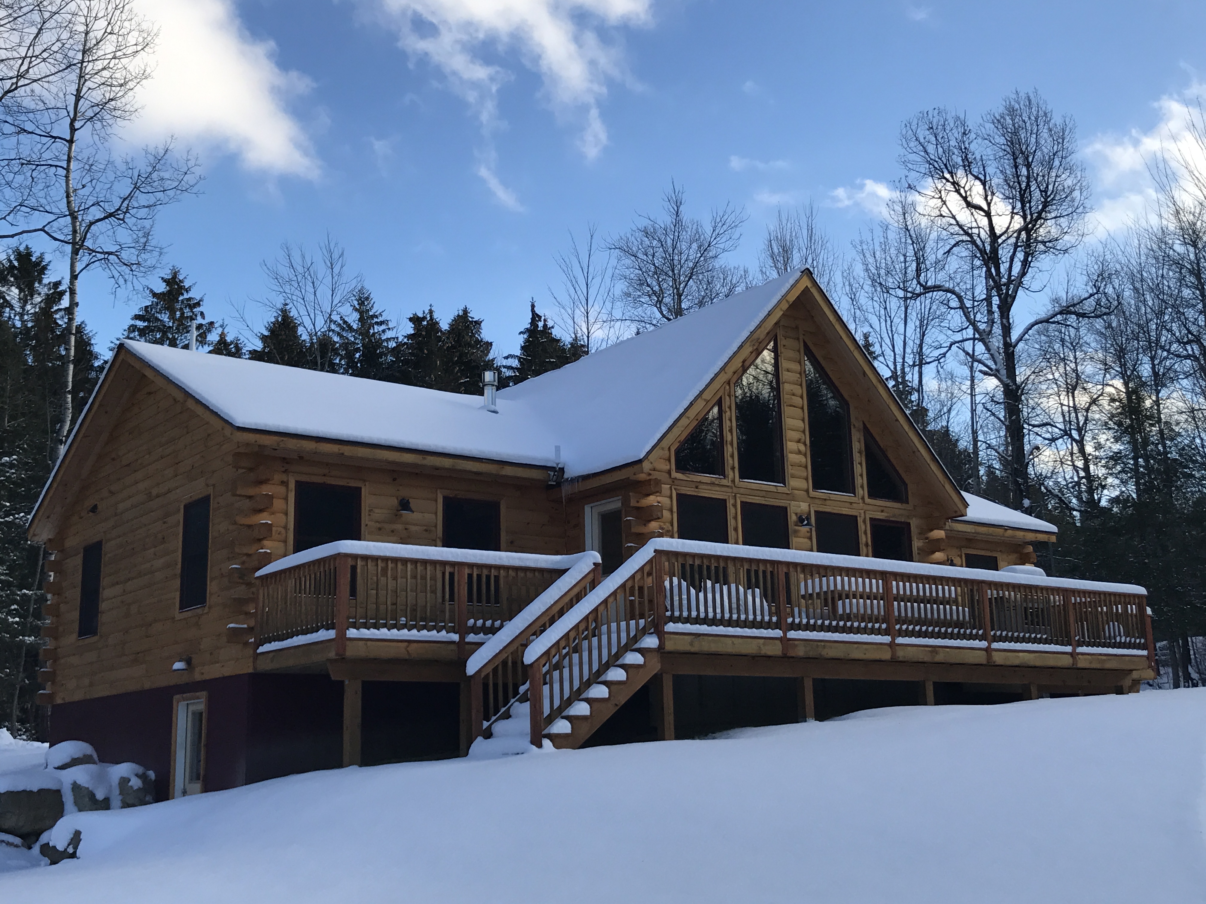 Slopeside Ski Chalet The Wyndham Cabins For Rent In Malone New York United States