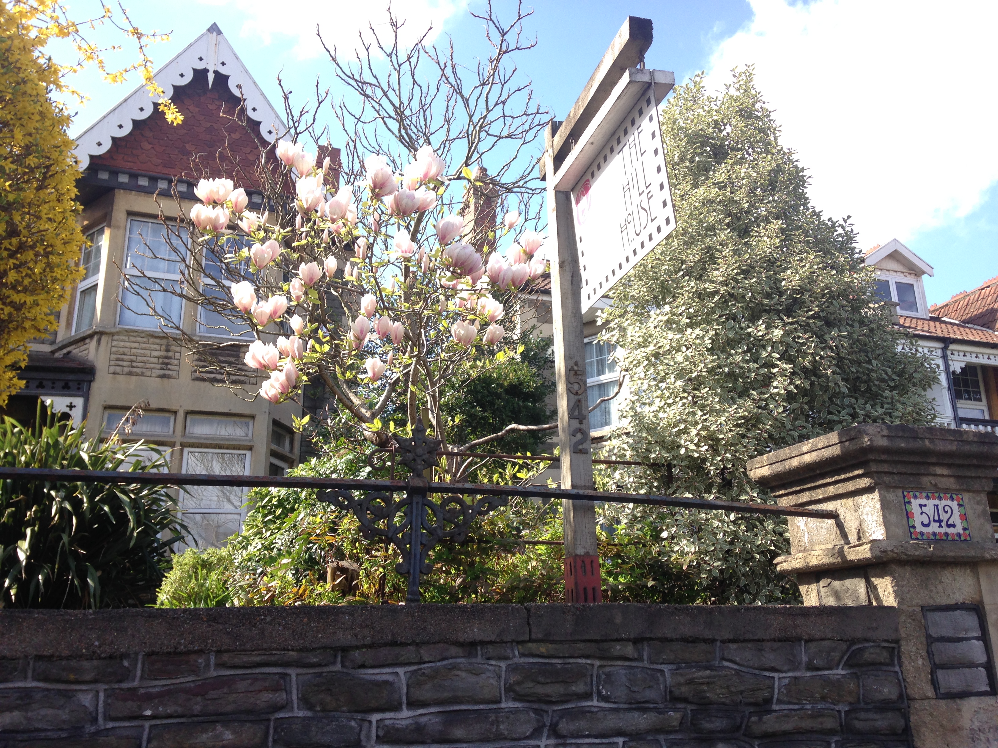 Rear Garden View, Large Bedroom with King Size Bed in Brislington West, Bristol