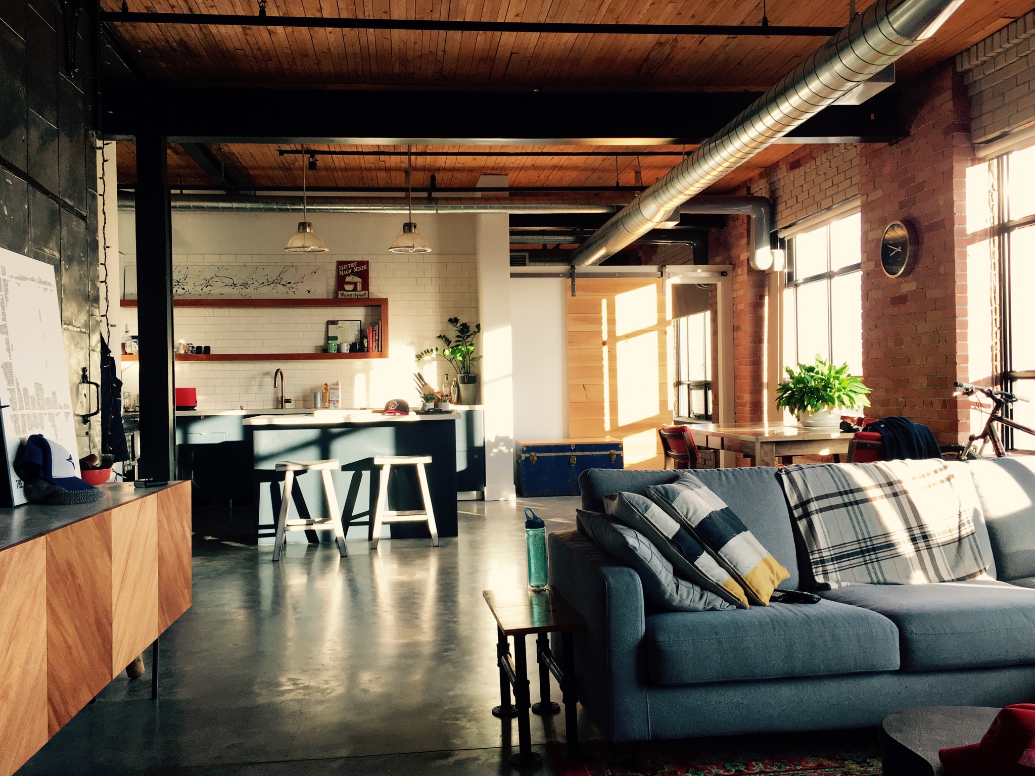 Spacious Brick and Beam Loft in South Riverdale, Toronto