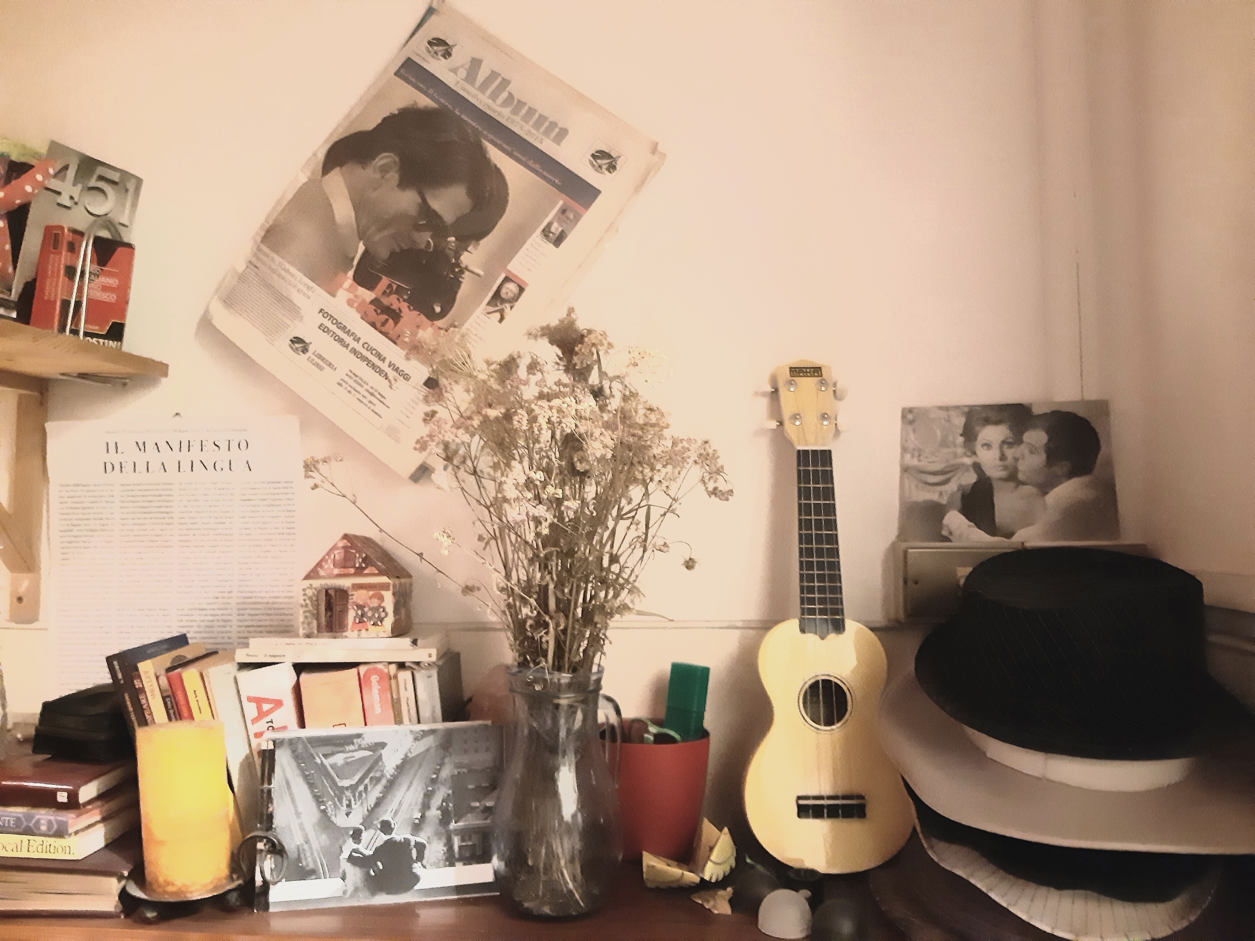A room in Pasolini's house in Porto - Saragozza, Bologna