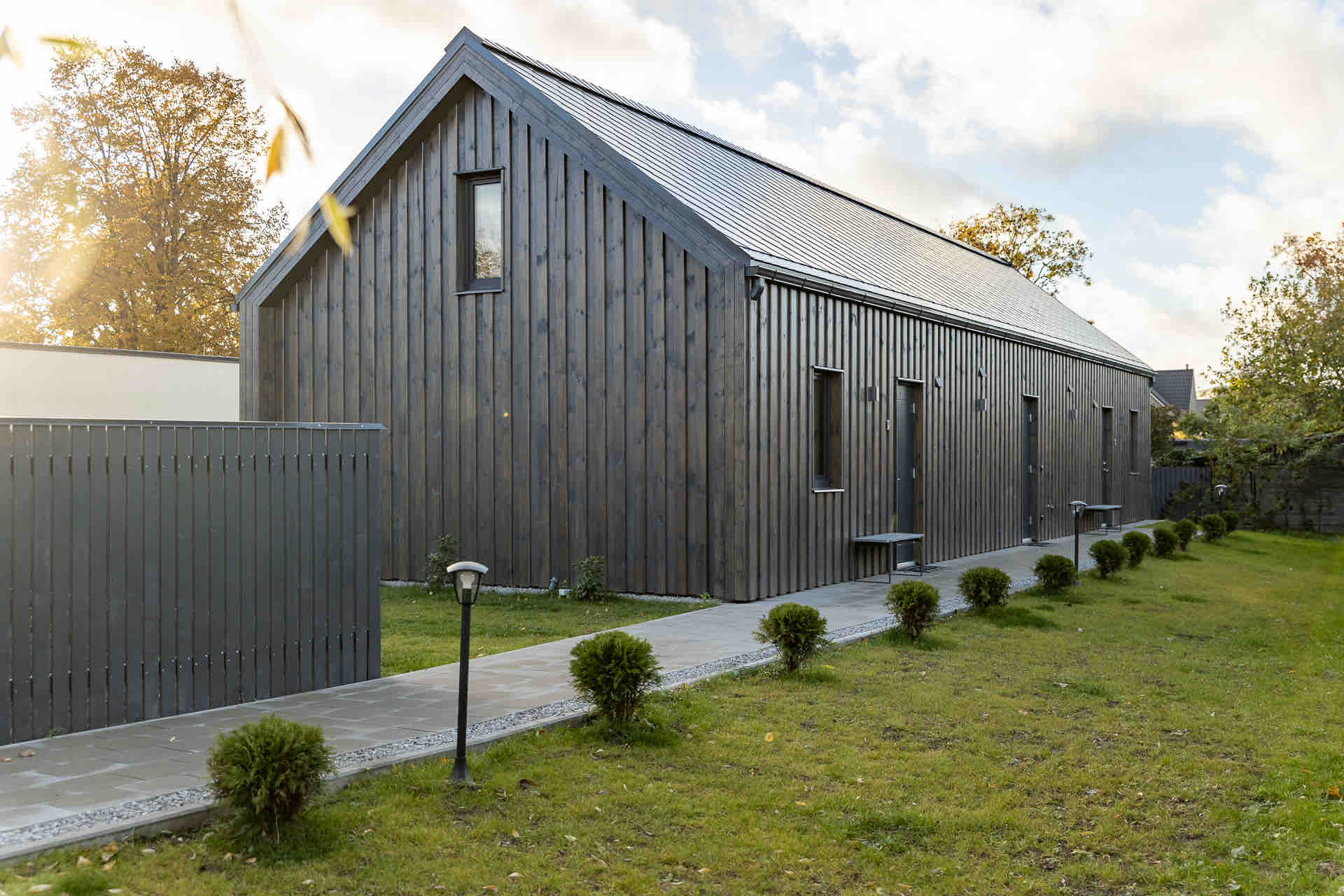 Modern new apartment house 