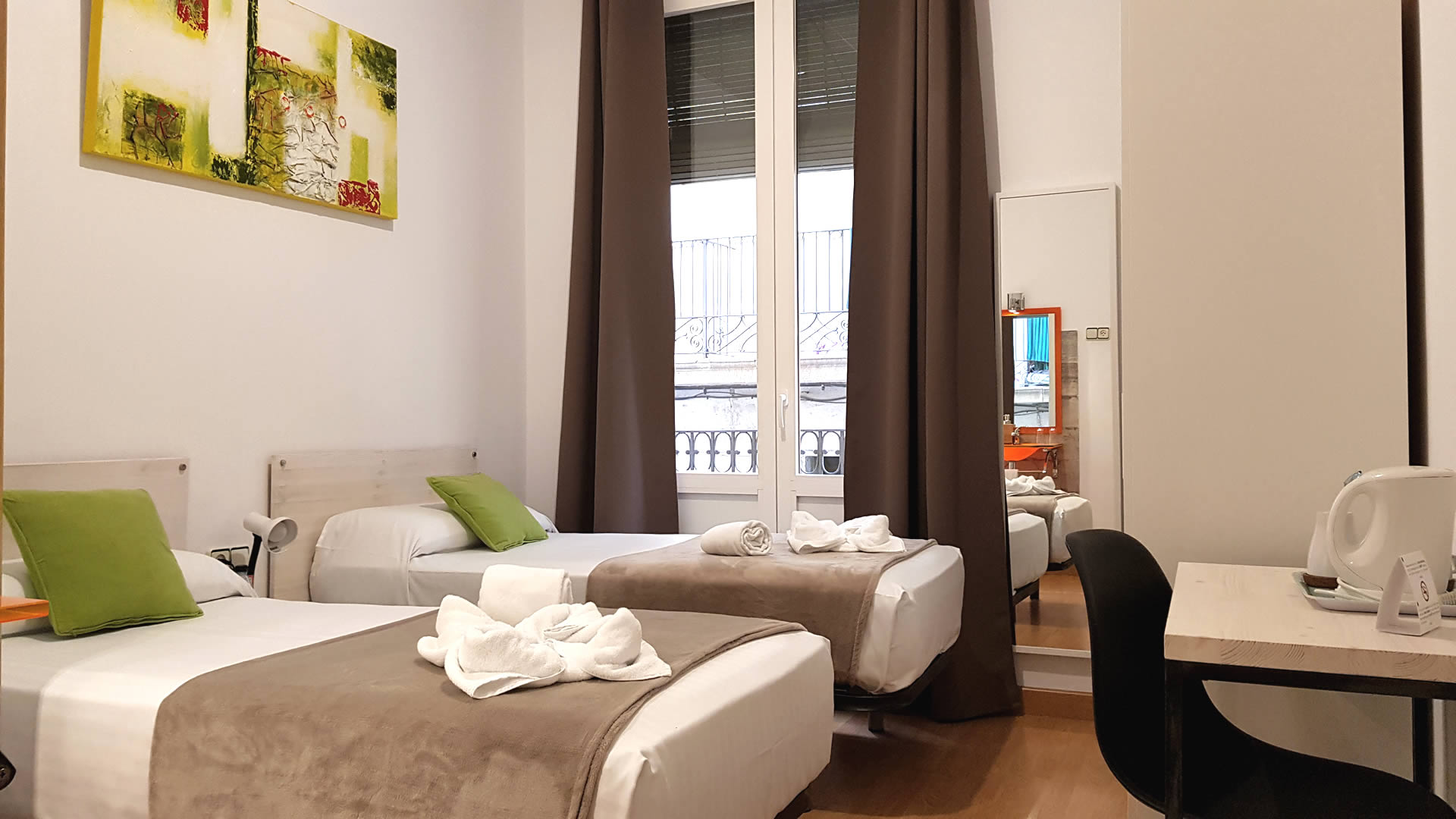 Twin Room with Shared Bathroom -2 beds