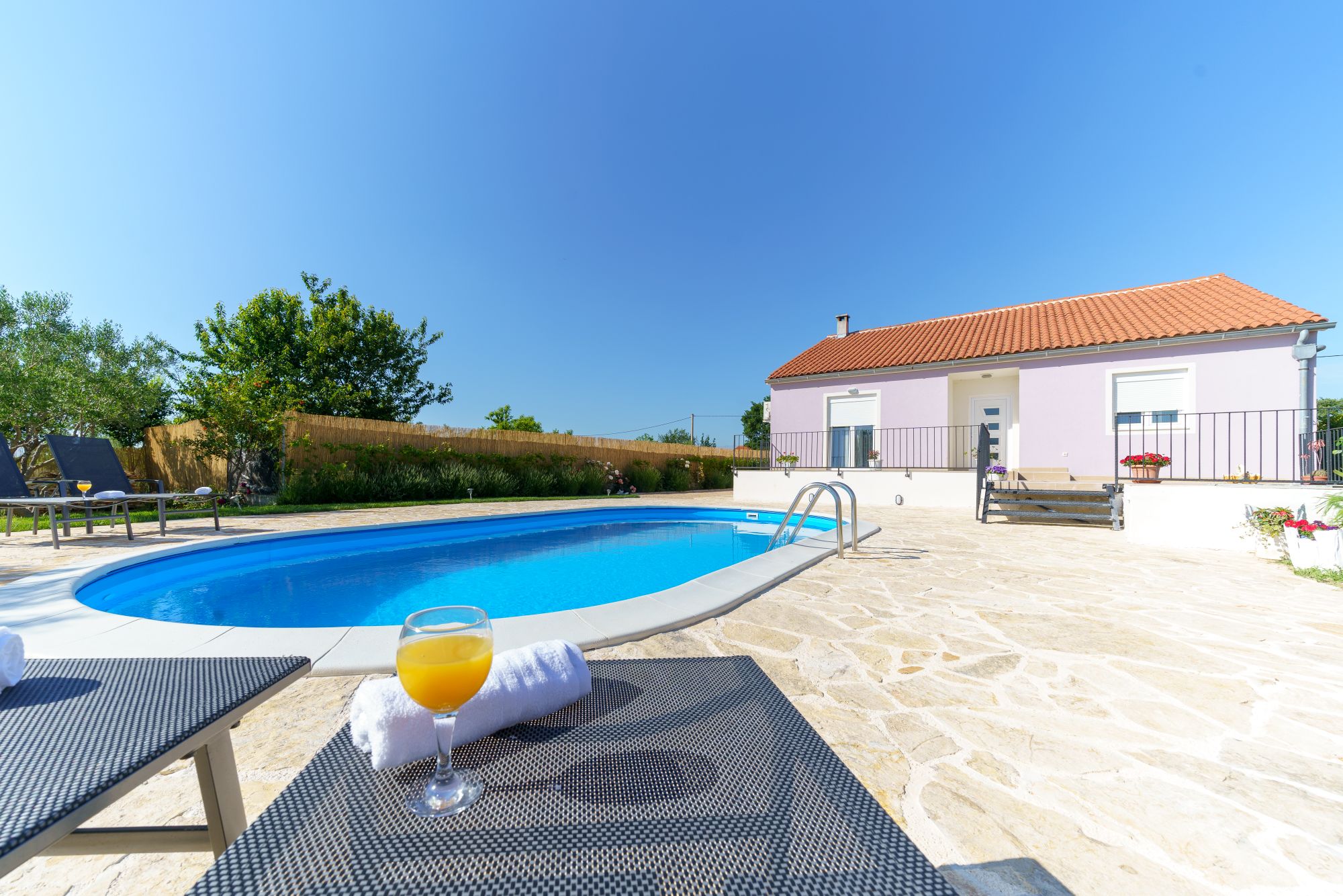 Villa Roko Full Privacy With Pool In Olive Shade Houses For Rent In Zemunik Donji Zadarska Zupanija Croatia