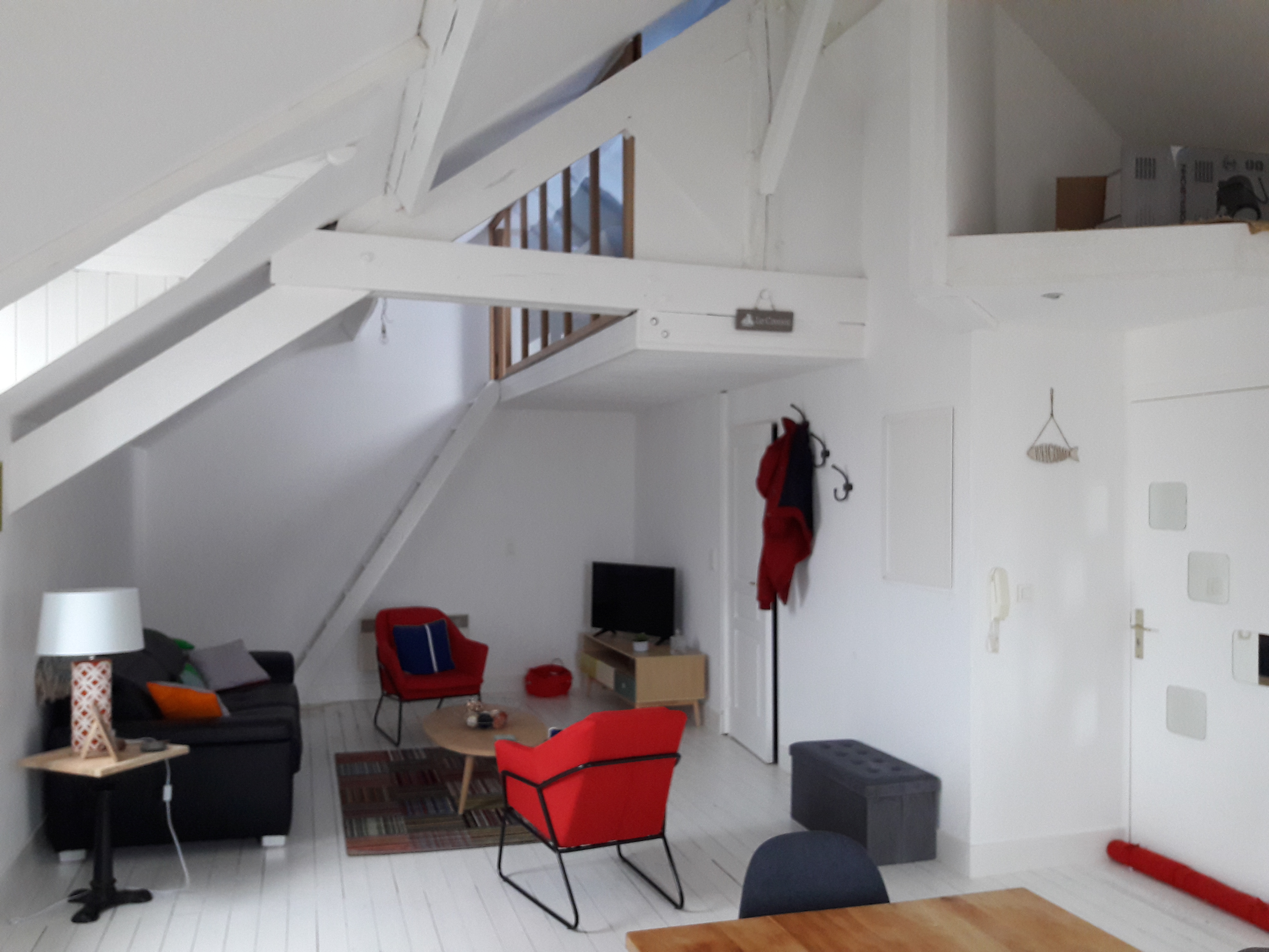 Warm apartment.