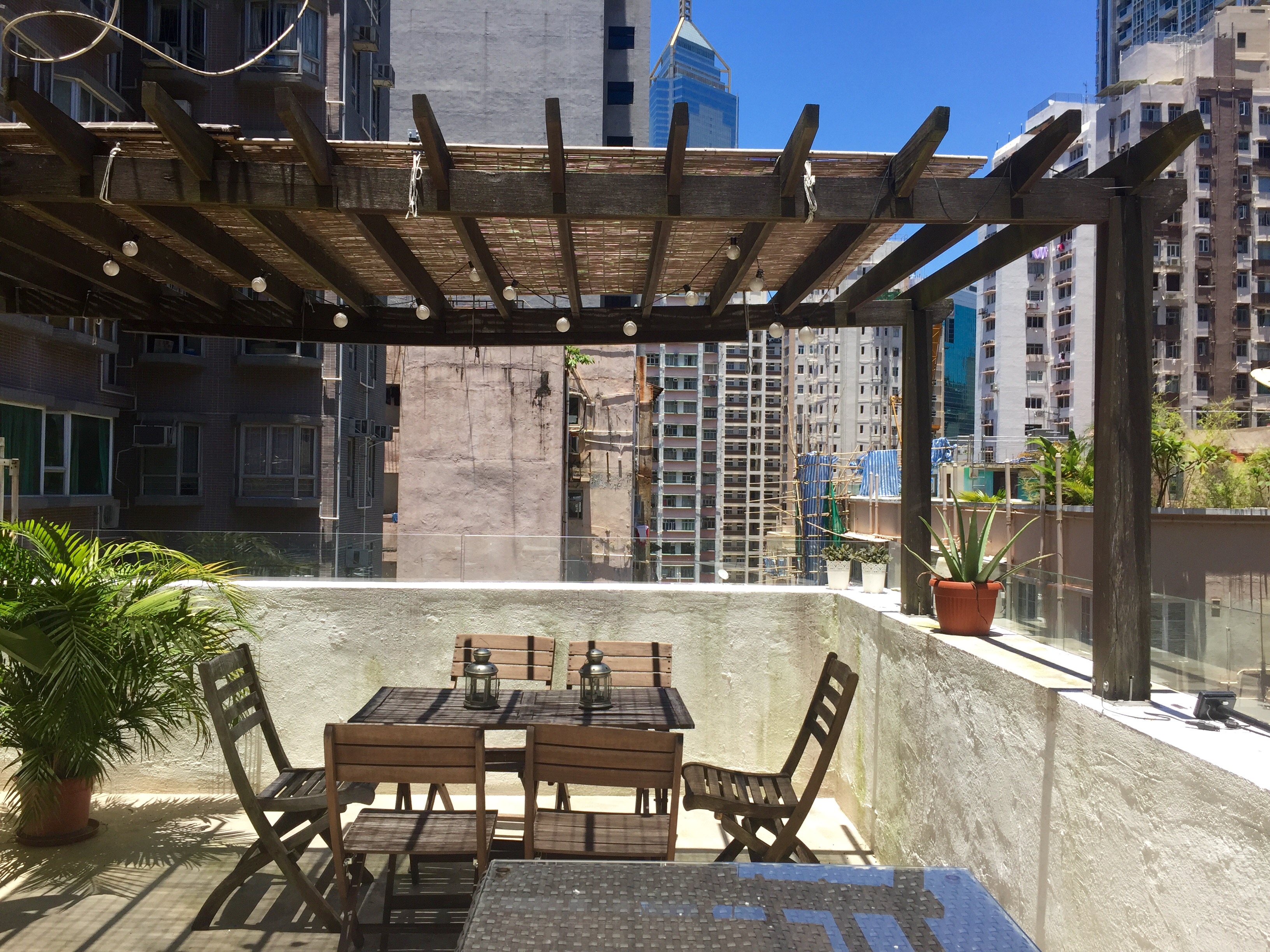 1B flat+amazing roof at Star Street in Wan Chai, Hong Kong