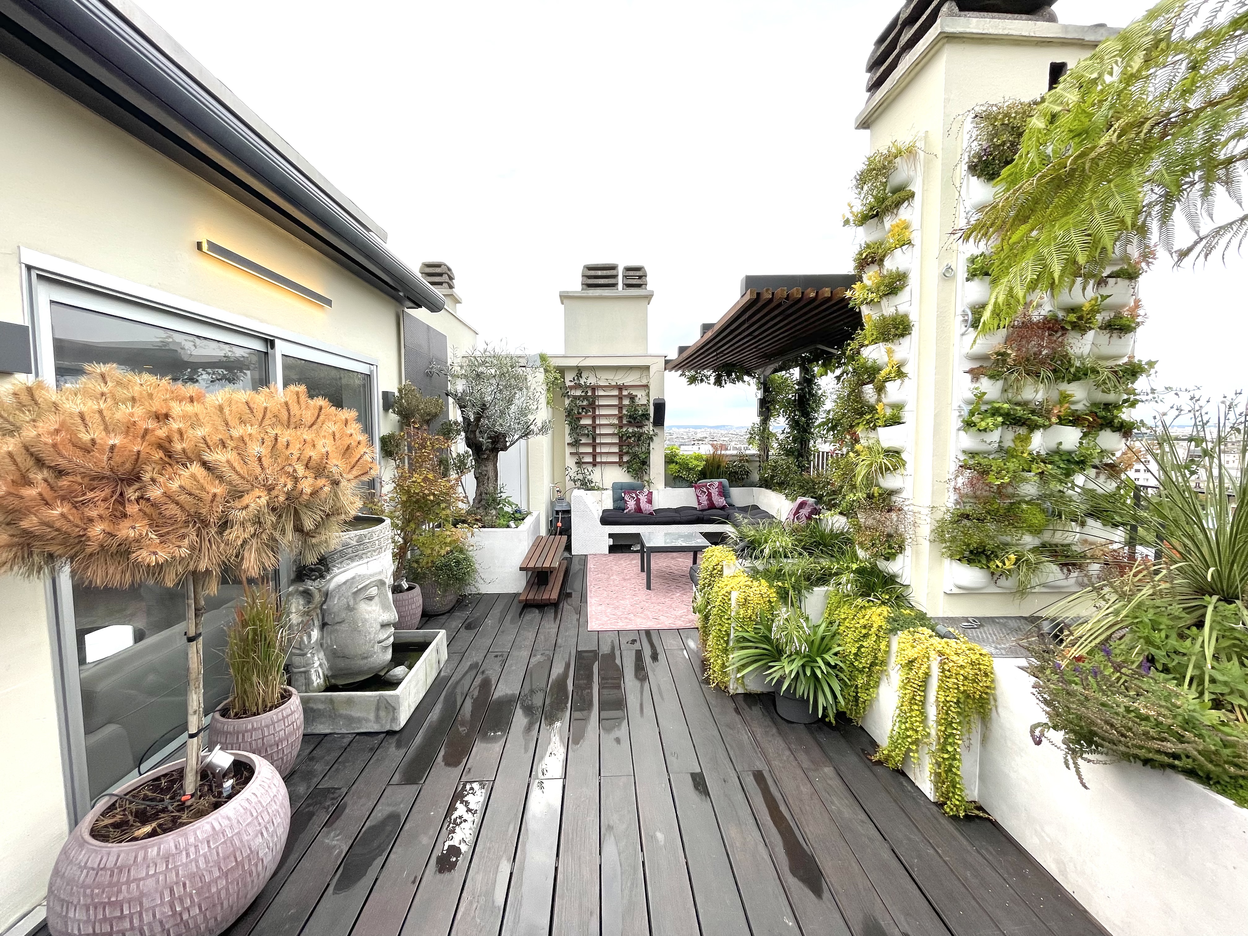 Rare: Rooftop terrasse in Paris, view 360° in Passy, Paris
