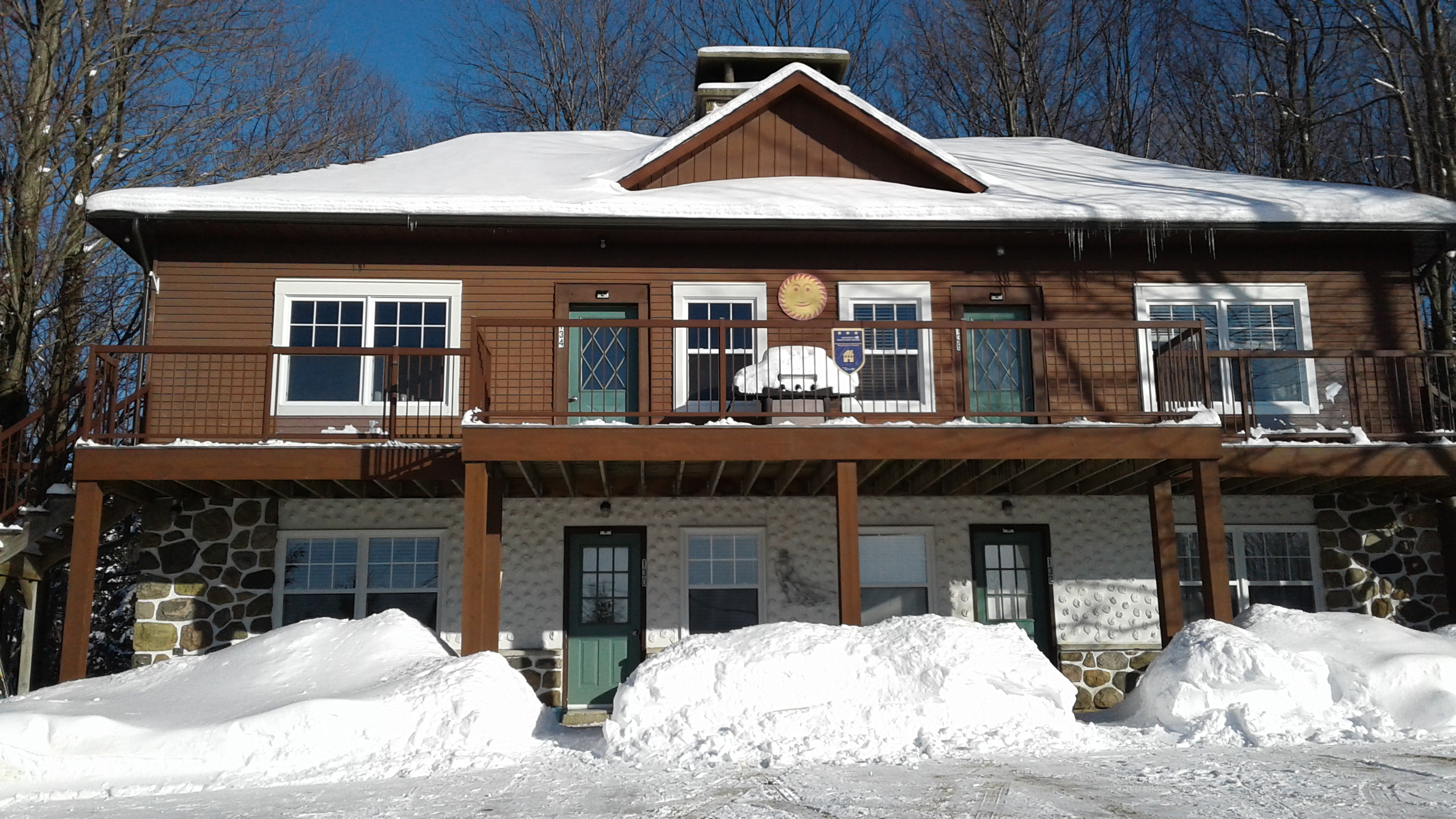Skiin/Skiout Chalet at Mont Sutton Unit 2 Apartments for Rent in