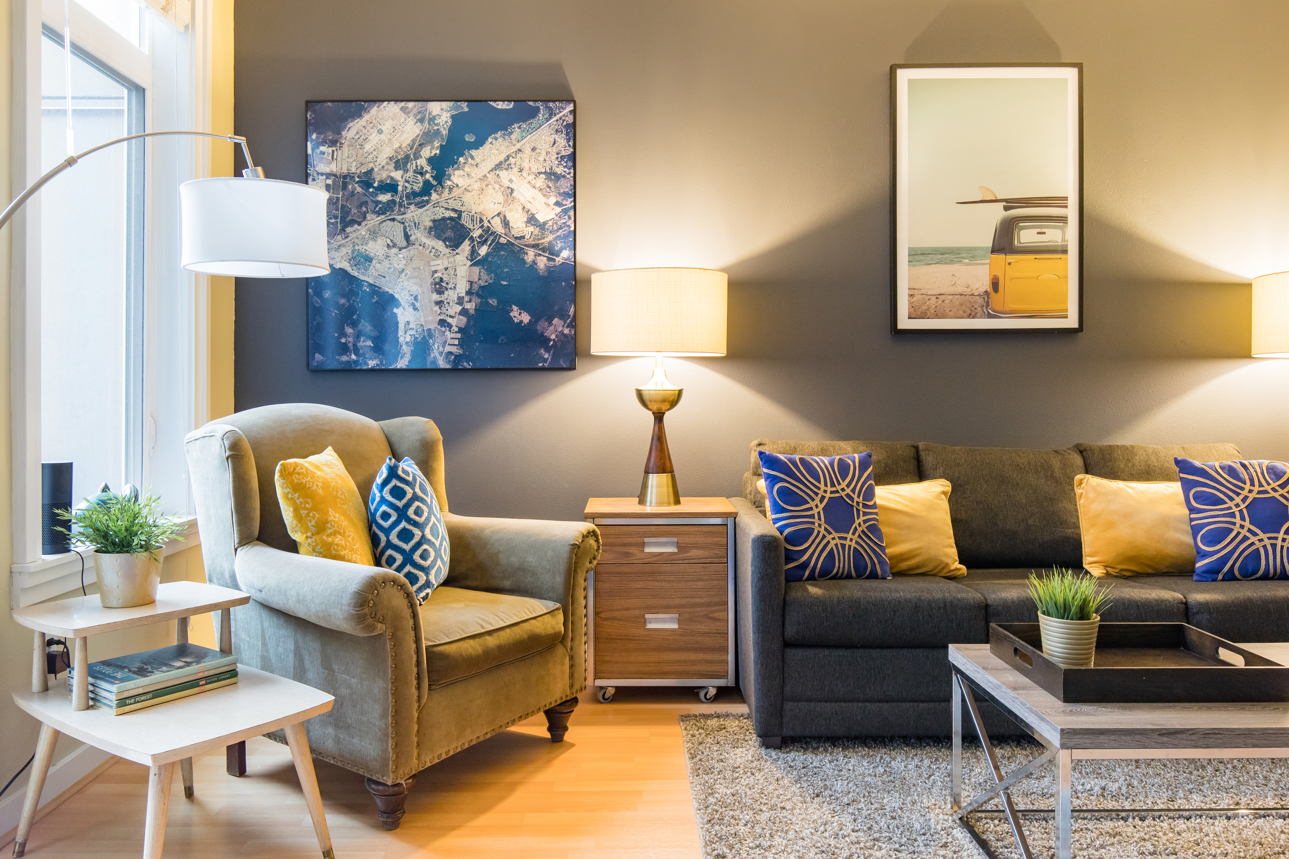 Overlook a Tranquil Courtyard from a Chic Urban Suite