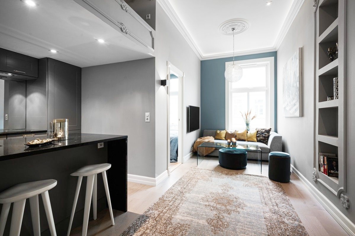 Modern central 40m² apartment Frogner near Solli in Frogner, Oslo