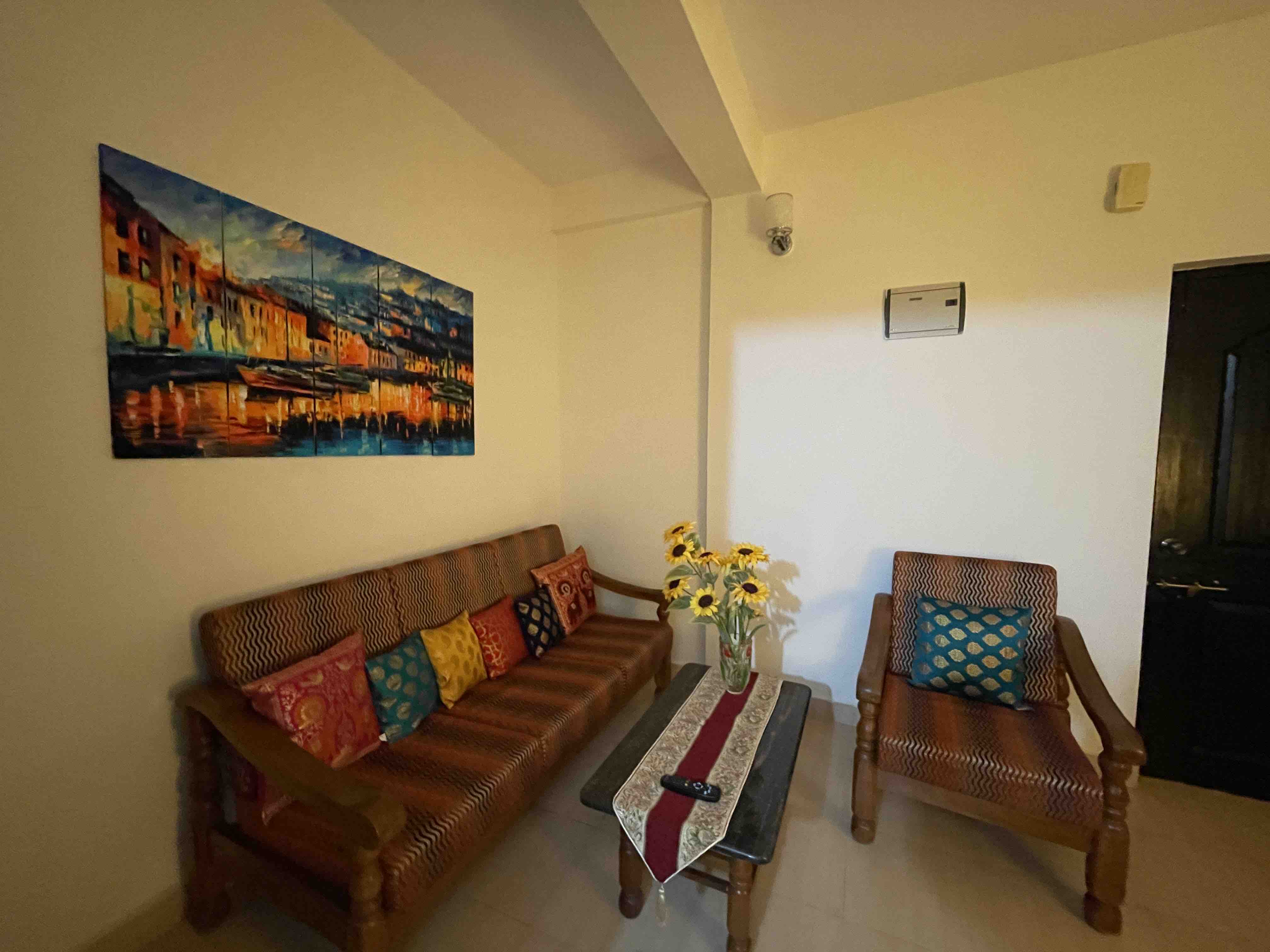 1BHK VillaApartment(7) - 5 min near Candolim Beach