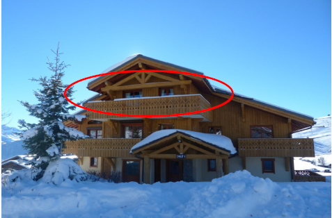 Charming T3 Les Lapons 6 pers close to the slopes