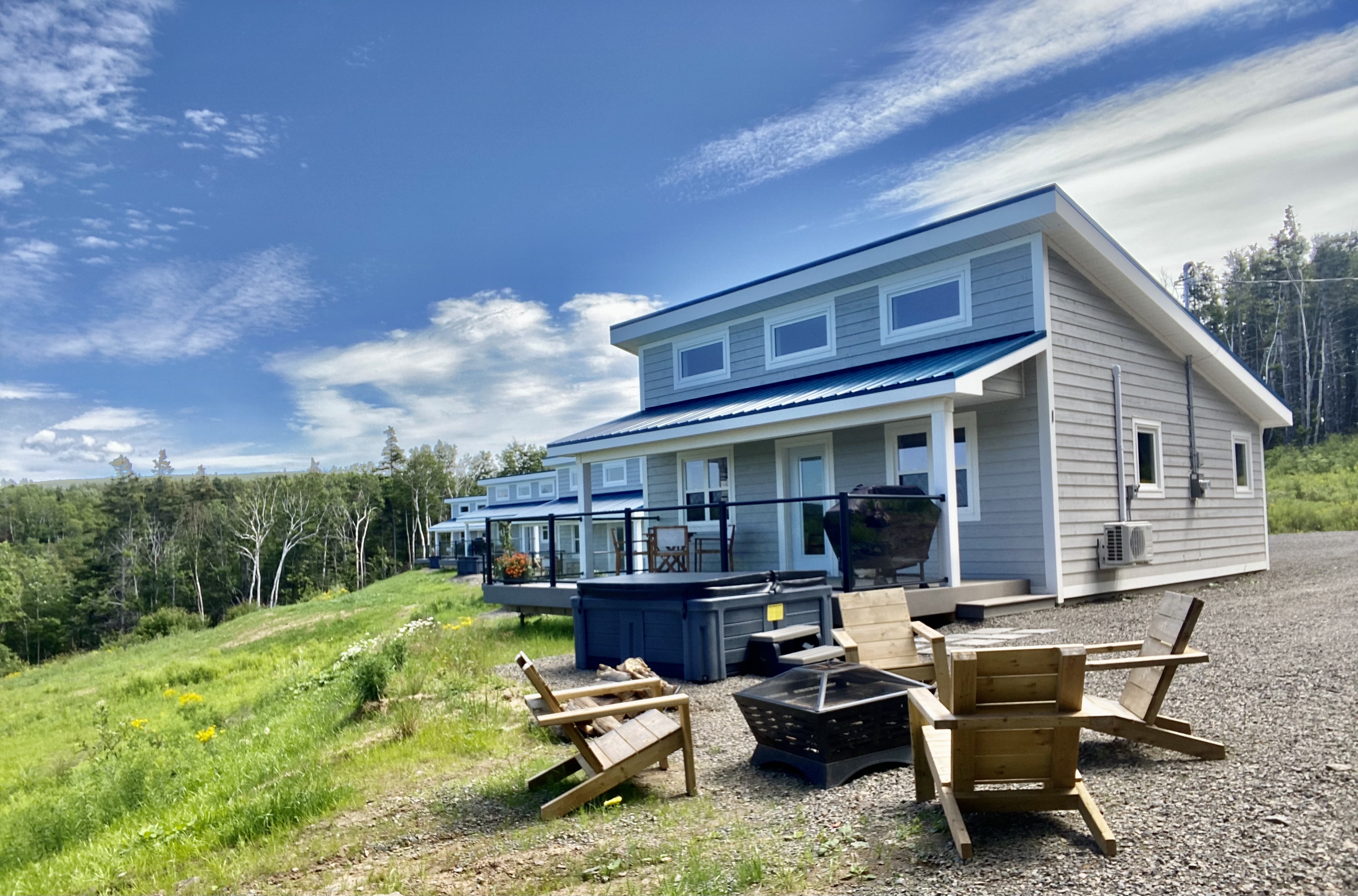 Modern Ocean view Cottage with Hot Tub (#5)