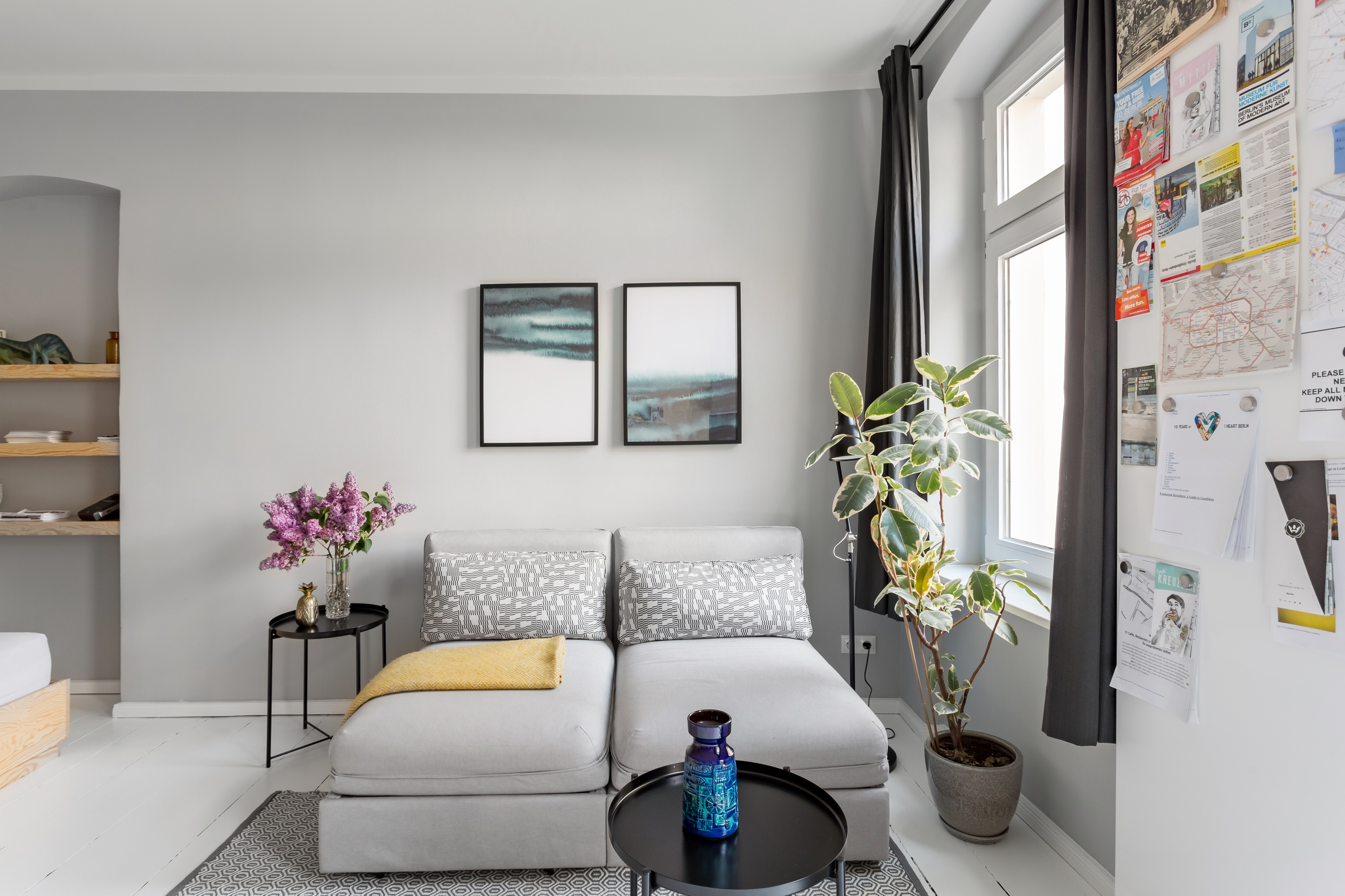 Urban Kreuzberg Flat with Courtyard Balcony
