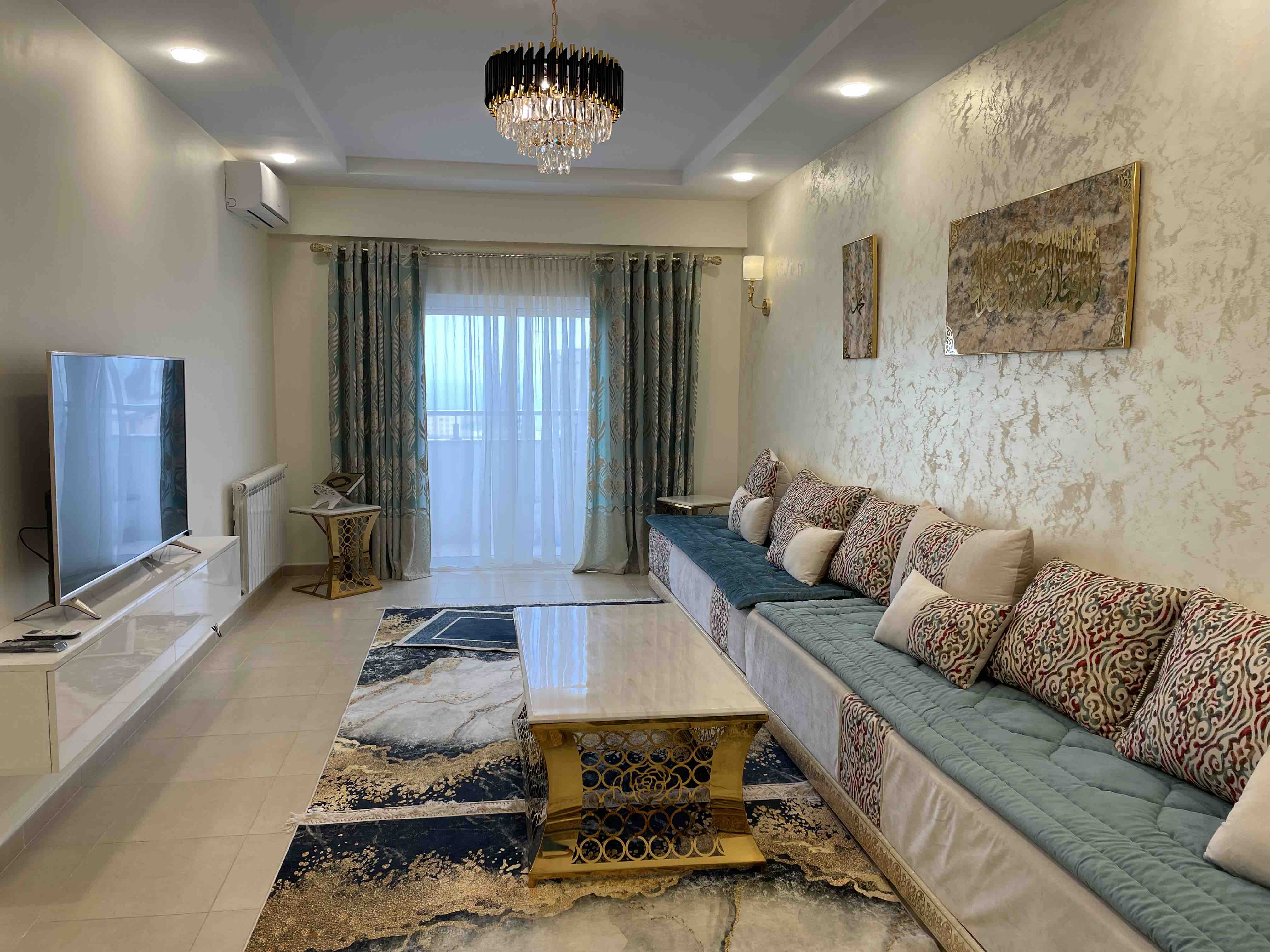 New and spacious apartment with private parking