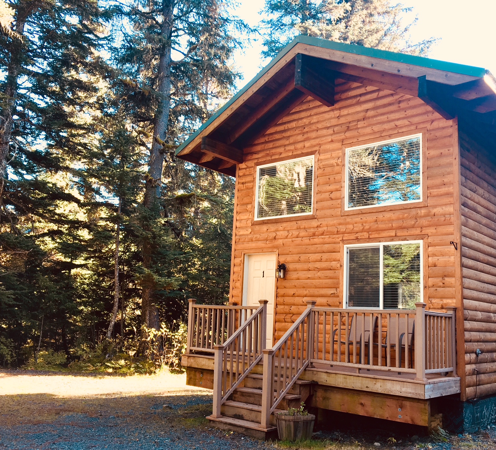 Australis Cabin Private Cabin W/Loft Cabins for Rent in Seward