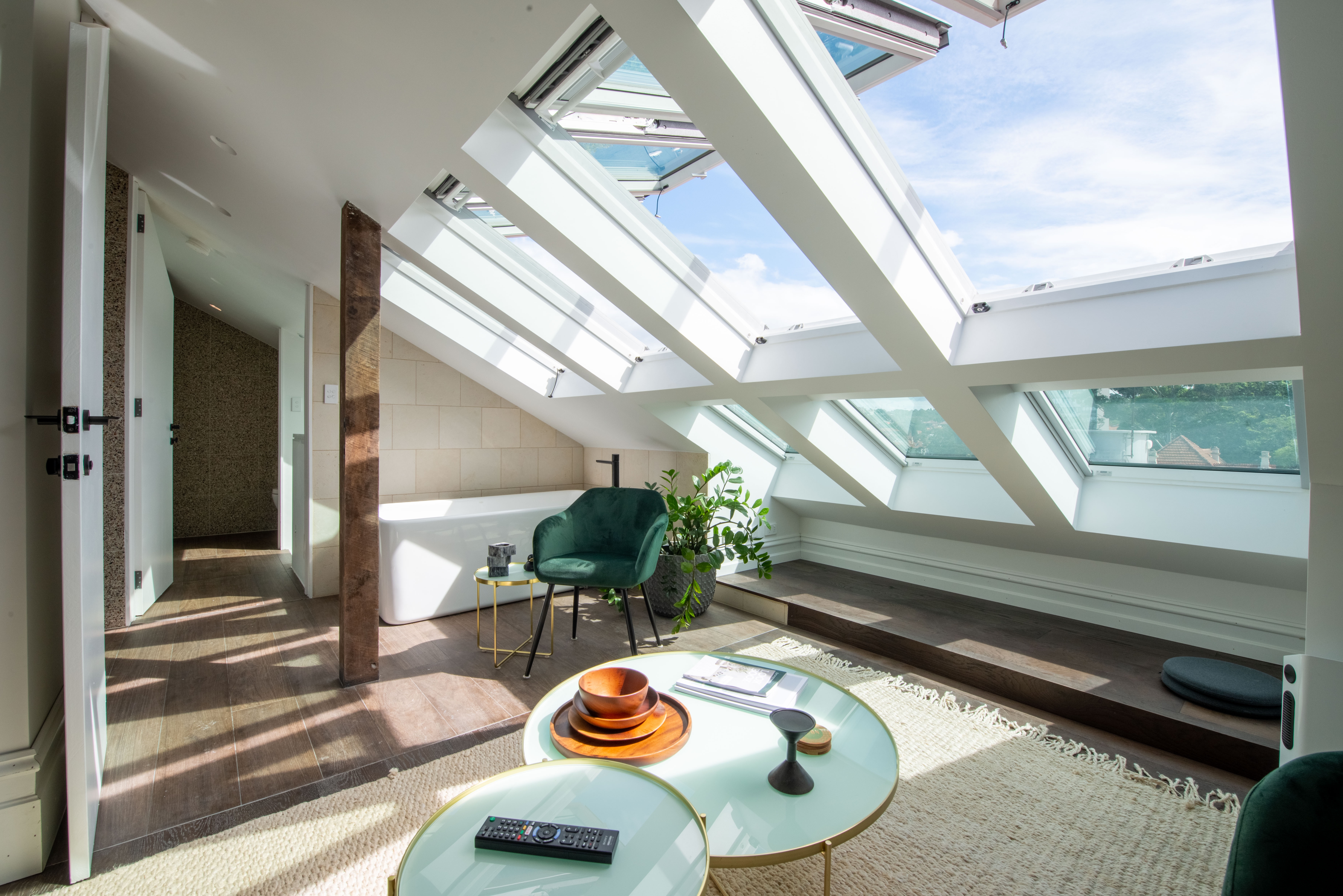 the attic • luxury harbourside suite