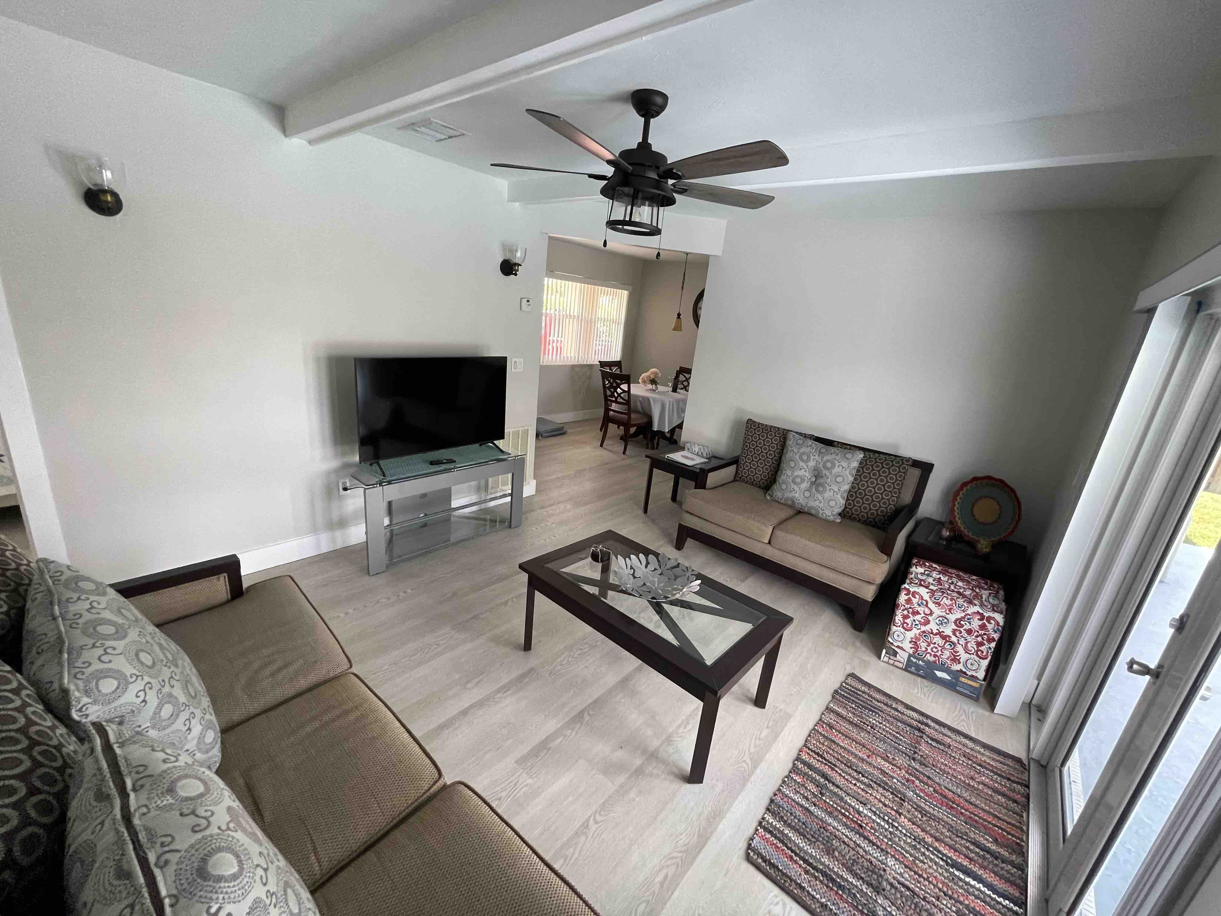 Quaint 3-bedroom home with a pool.