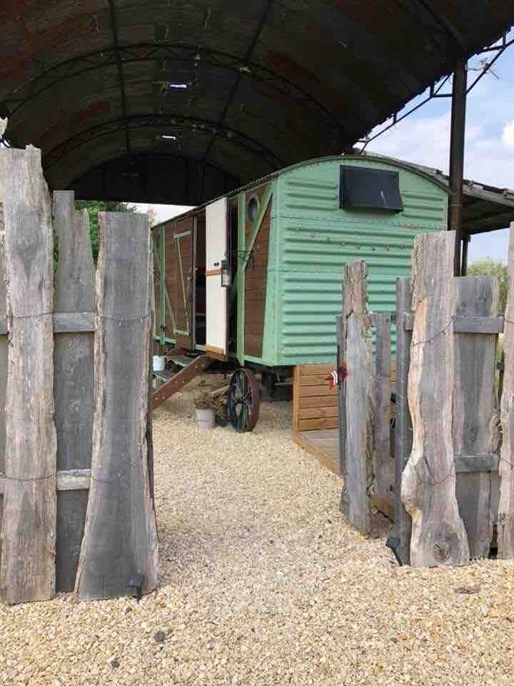 Railway Carriage inc firepit nr Amazon BRS2