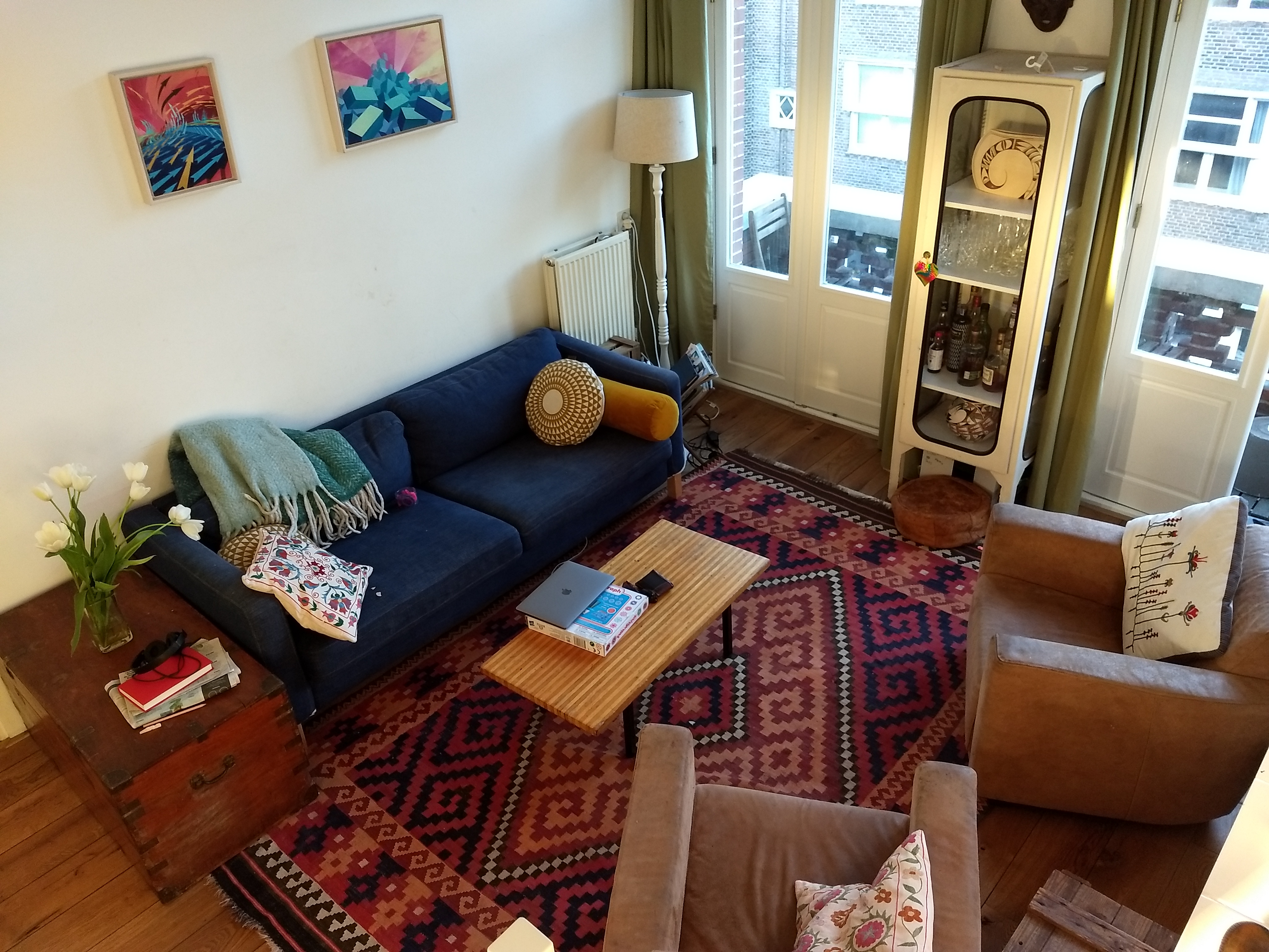 Spacious bright family apartment + rooftop terrace — Amsterdam stay