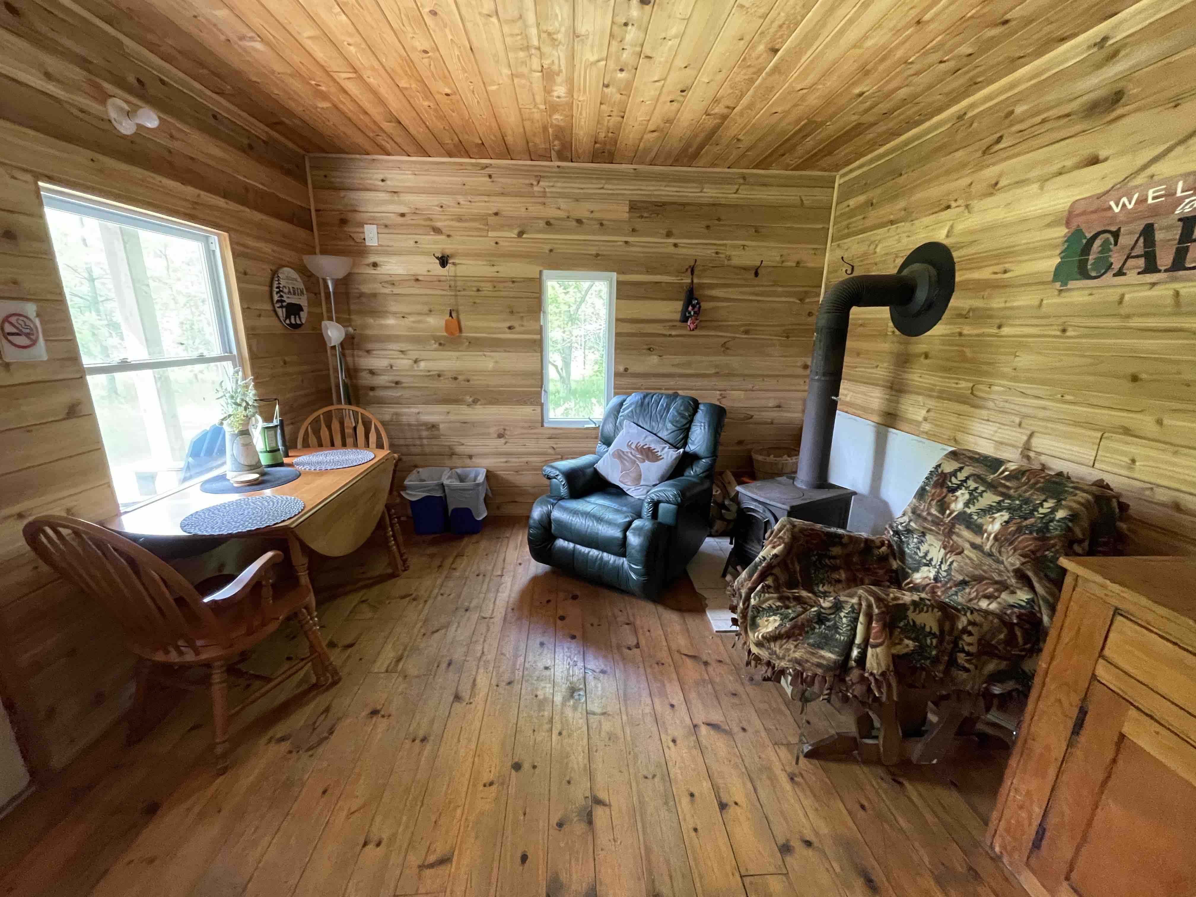 Ambient Private Cabin on Remote Farm Cabins for Rent in Denfield