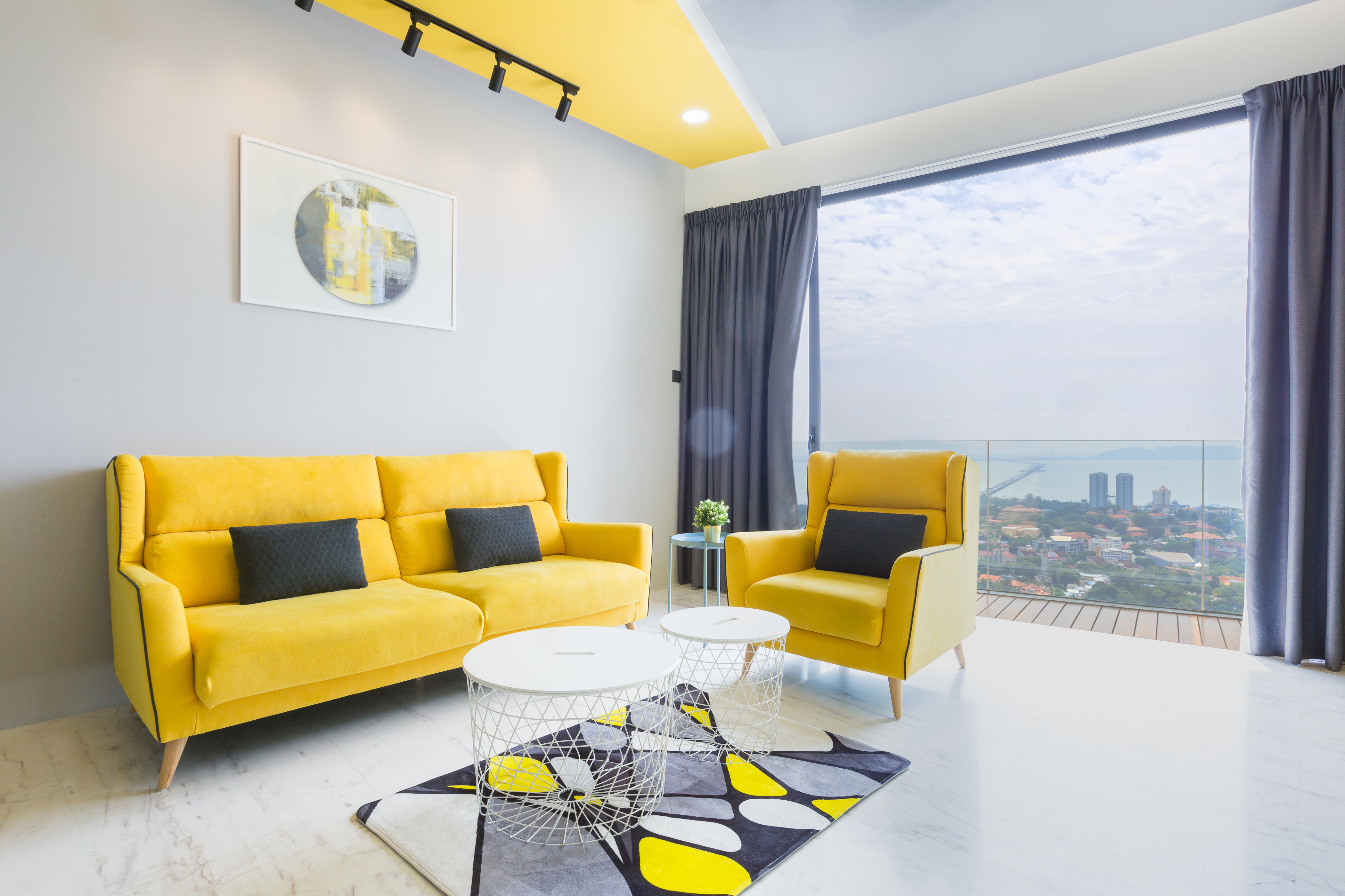 Fantastic Seaview The Yellow Arte S 3房式豪华海景公寓 Condominiums For Rent In Gelugor Pulau Pinang Malaysia