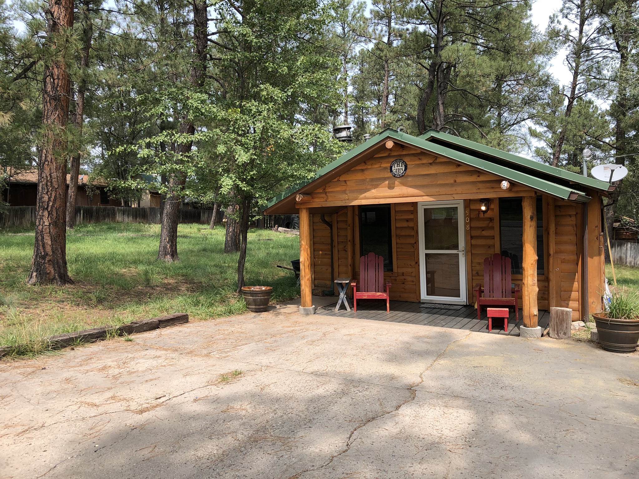 Cabin on the Park Cabins for Rent in Ruidoso, New Mexico, United