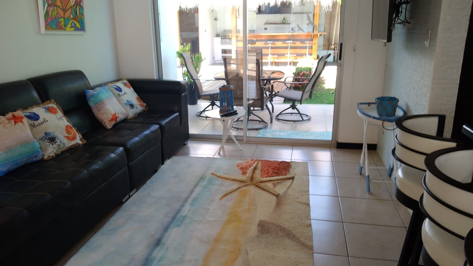 Beach house full of life with pool