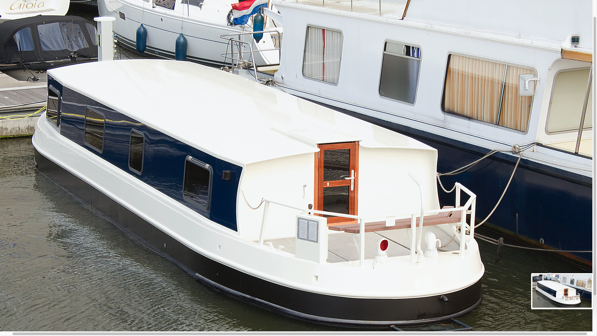 Brand new houseboat centre Amsterdam "Greuns" — Amsterdam stay