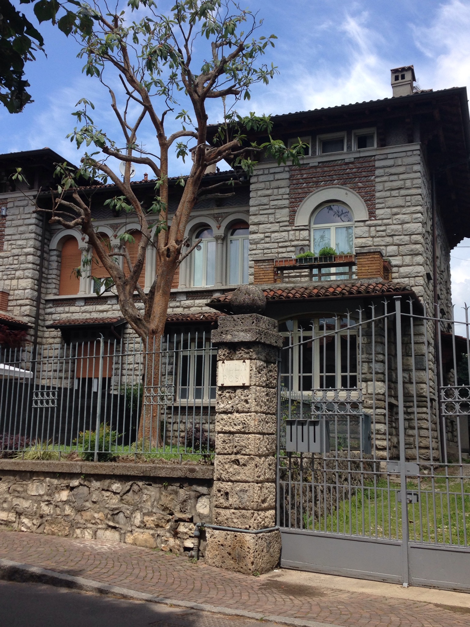 Villa Rosa ad Iseo: villa liberty con giardino - Ville in affitto a Iseo,  Lombardia, Italia - Airbnb