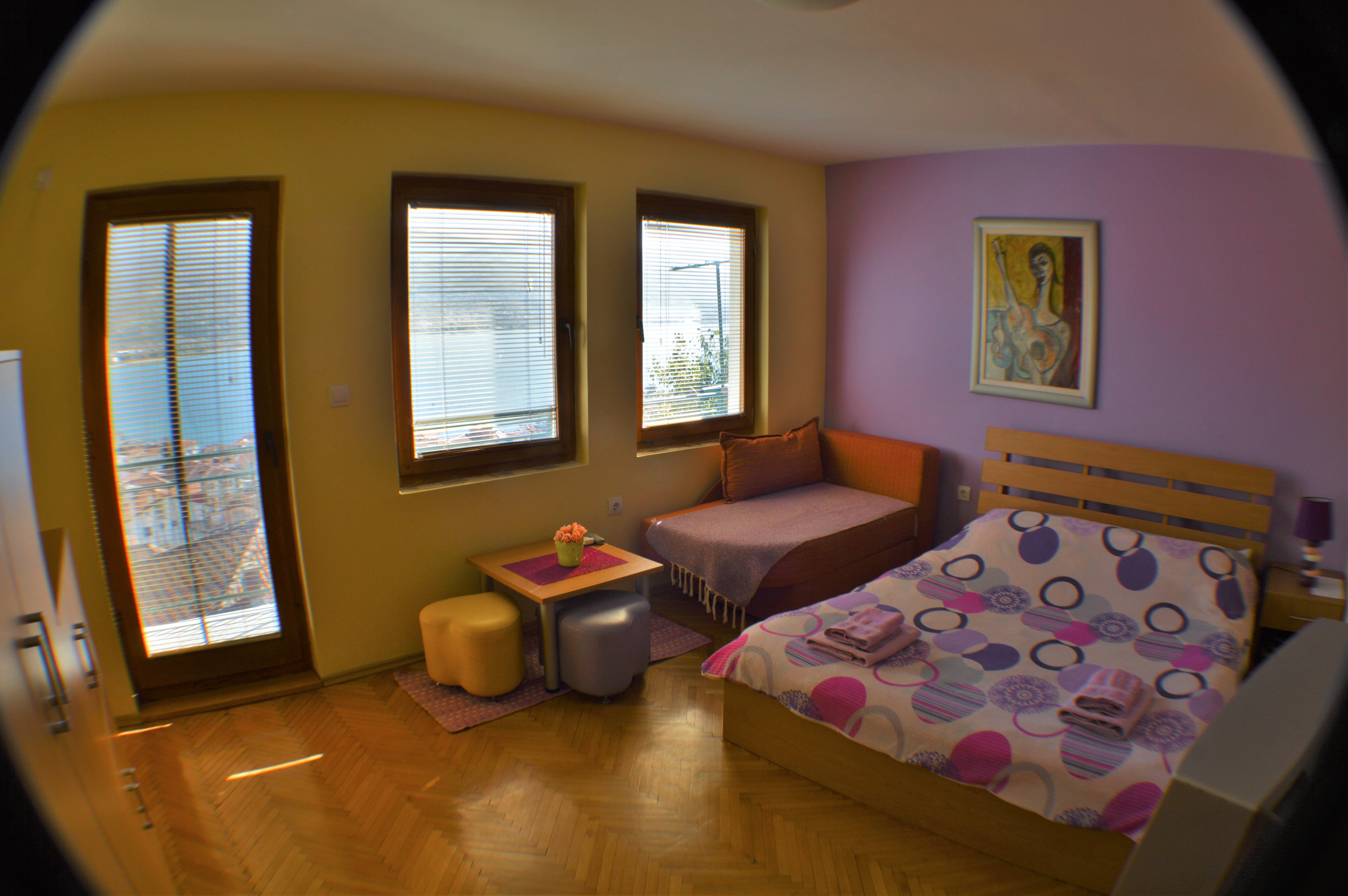 Violet lake view studio in old town - Villa Ohrid