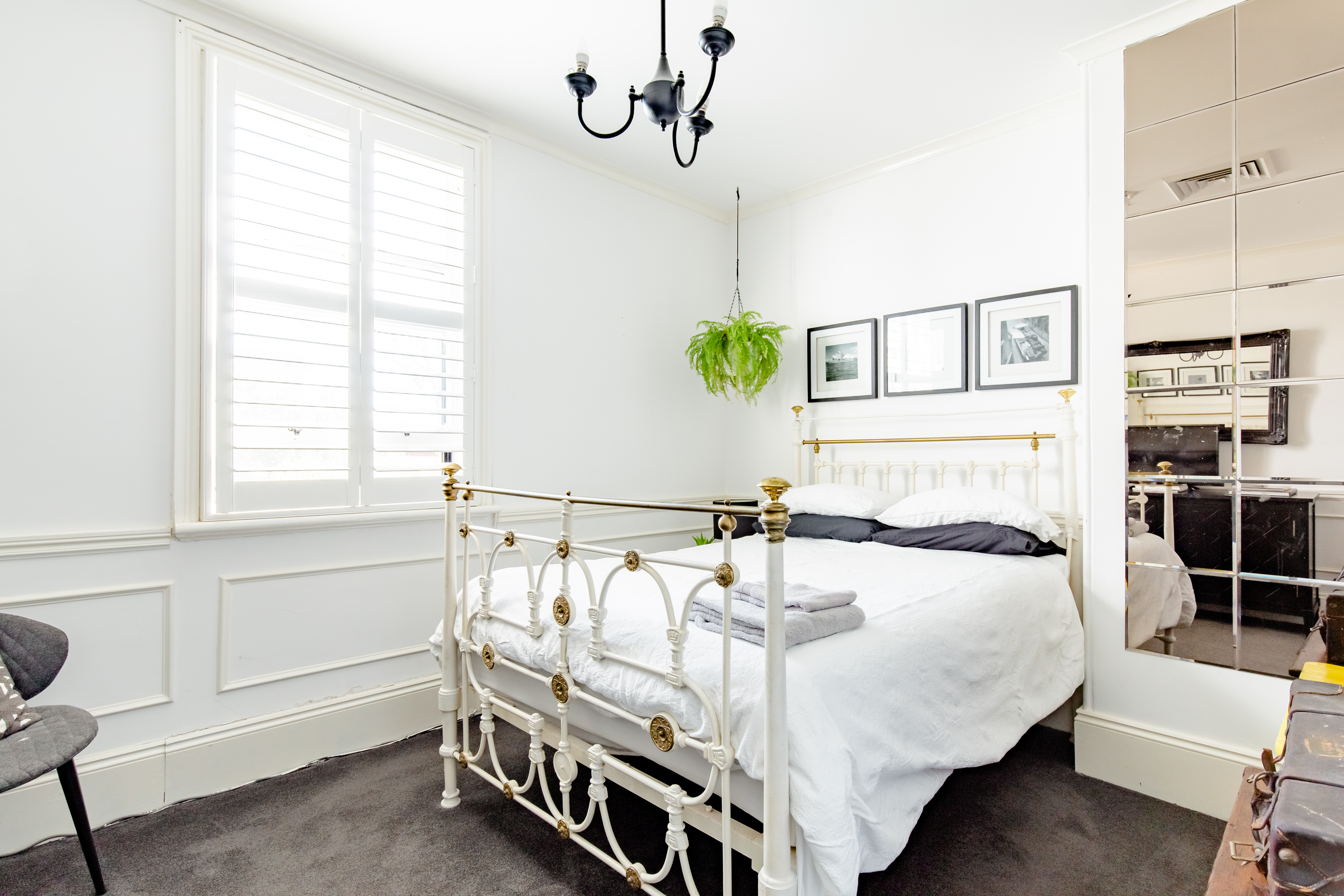Double Bed in Large Victorian Home