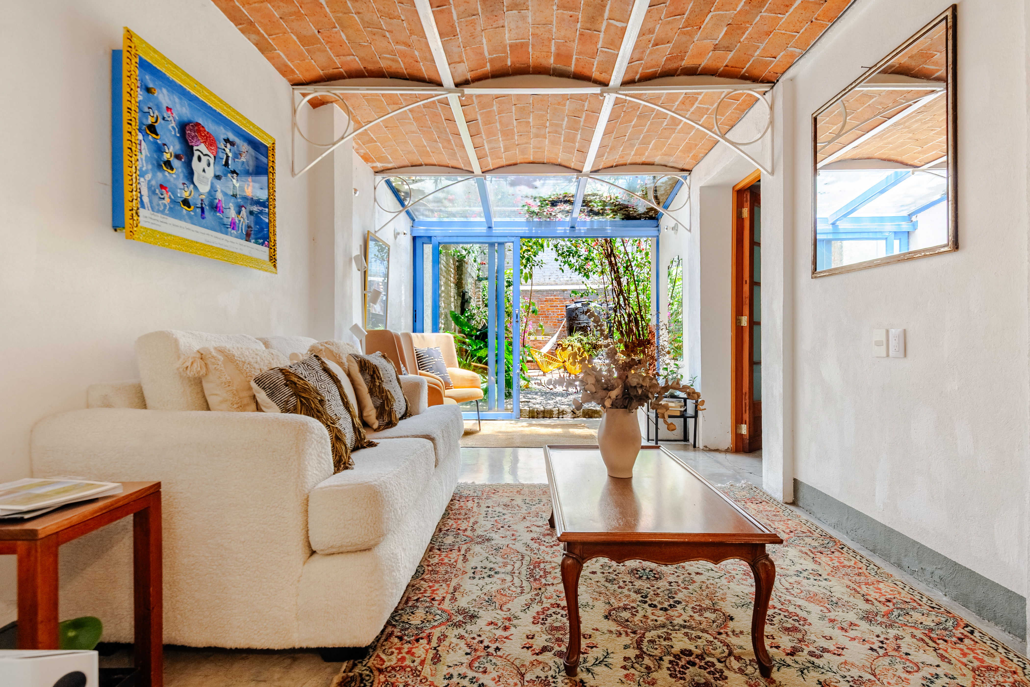 Unique 1BR private garden condo Roma Norte