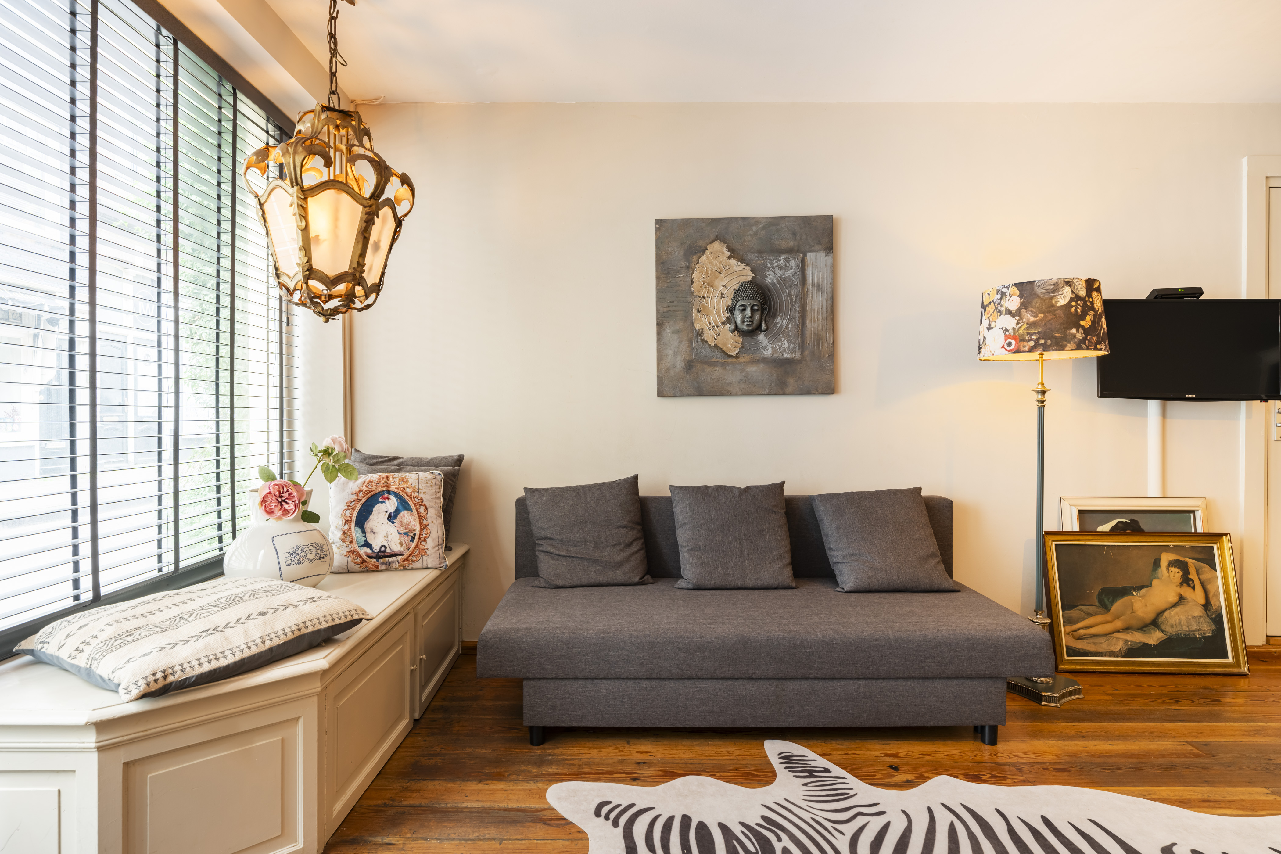 ''Romantisch en sfeervol ingericht Boudoir''
