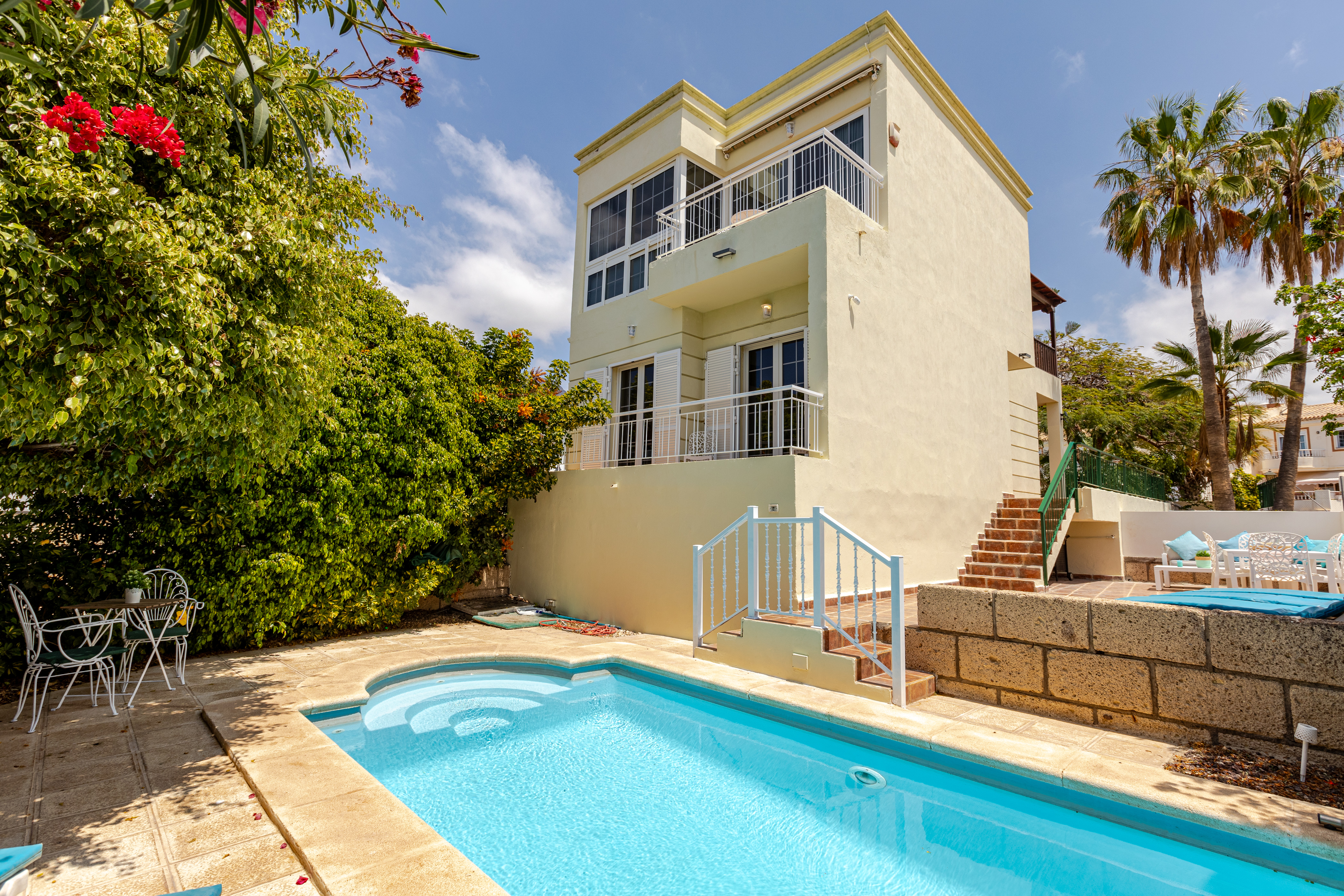 Private pool Villa Vibe Tenerife sunset&ocean view